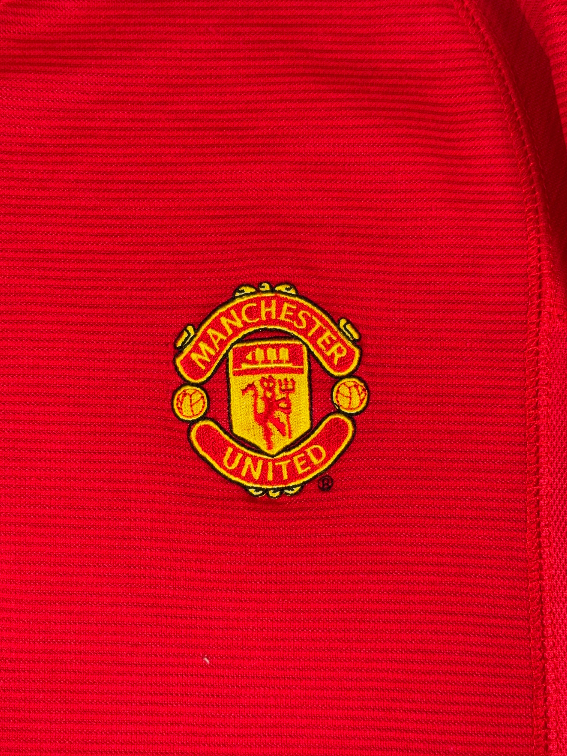 Manchester United 2000/02 Longsleeve Home Shirt - XS