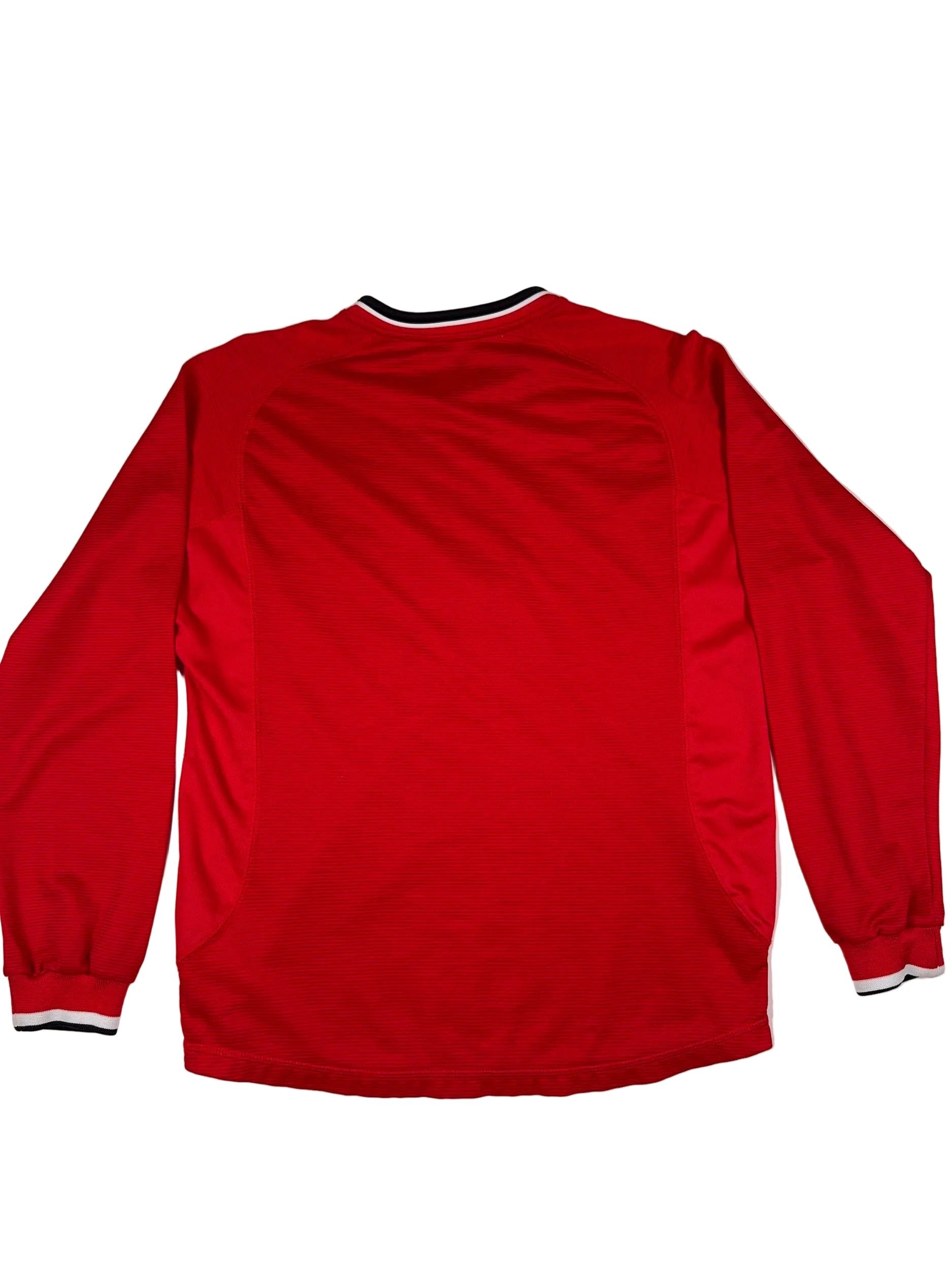 Manchester United 2000/02 Longsleeve Home Shirt - XS