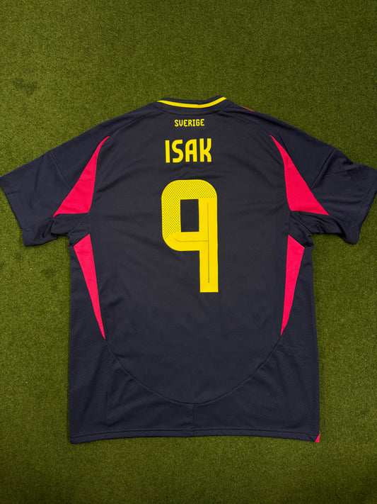 Sweden 2024 Isak #9 Away Shirt - L