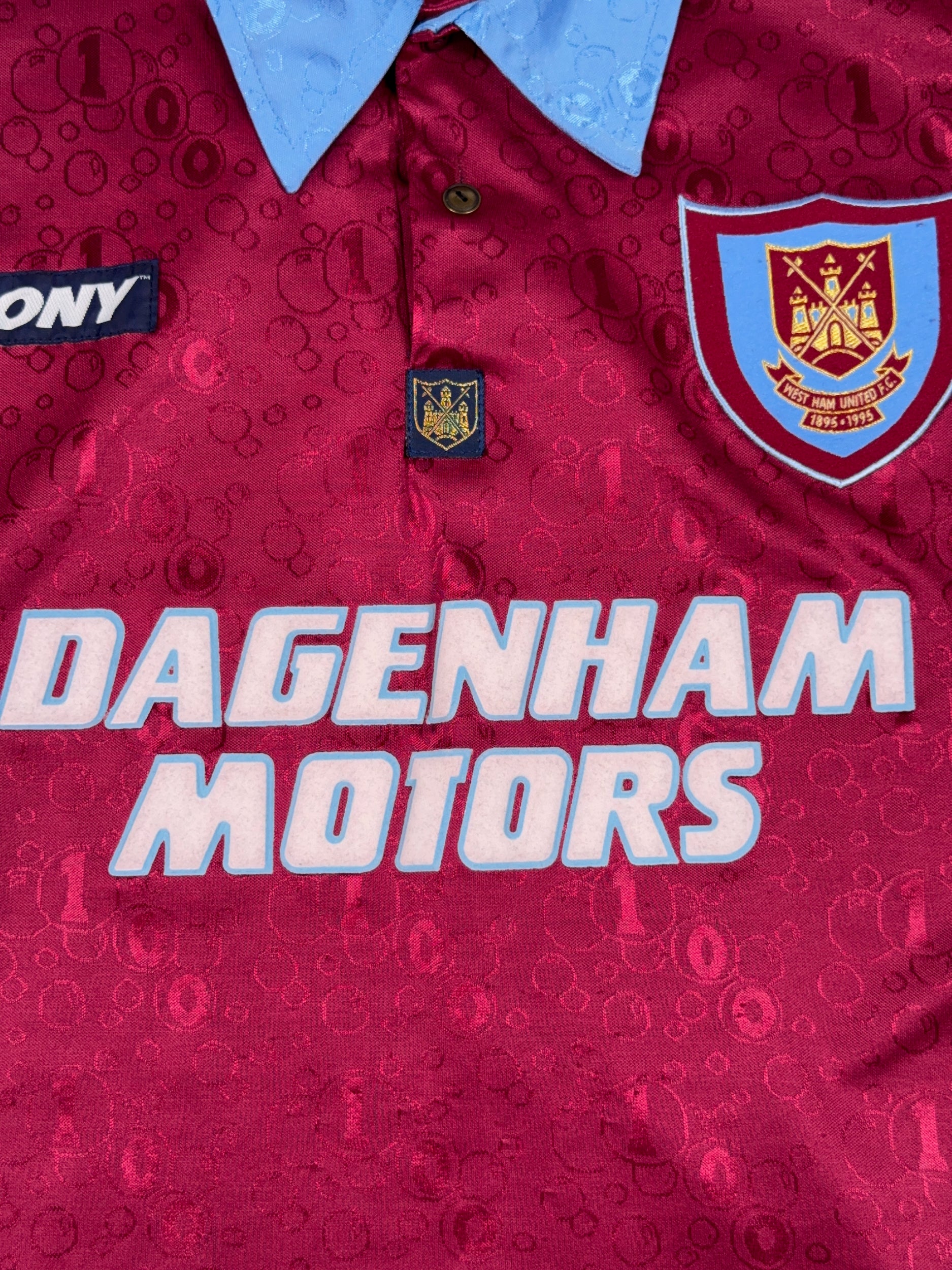 West Ham United 1995/97 Home Shirt - L