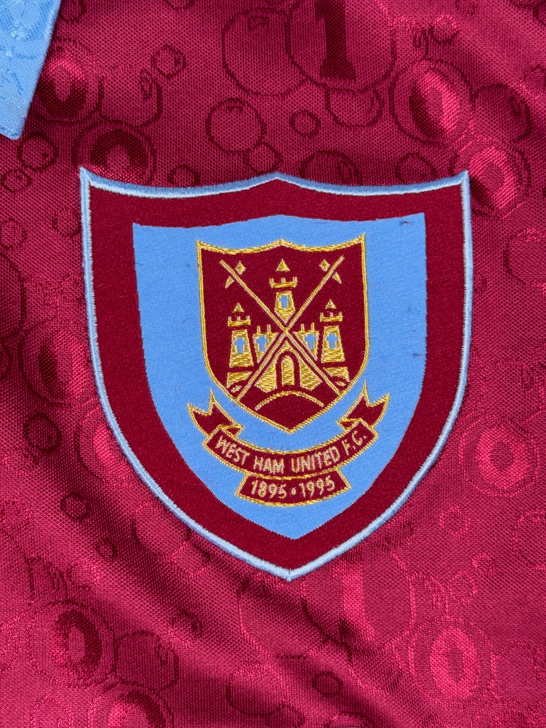 West Ham United 1995/97 Home Shirt - L