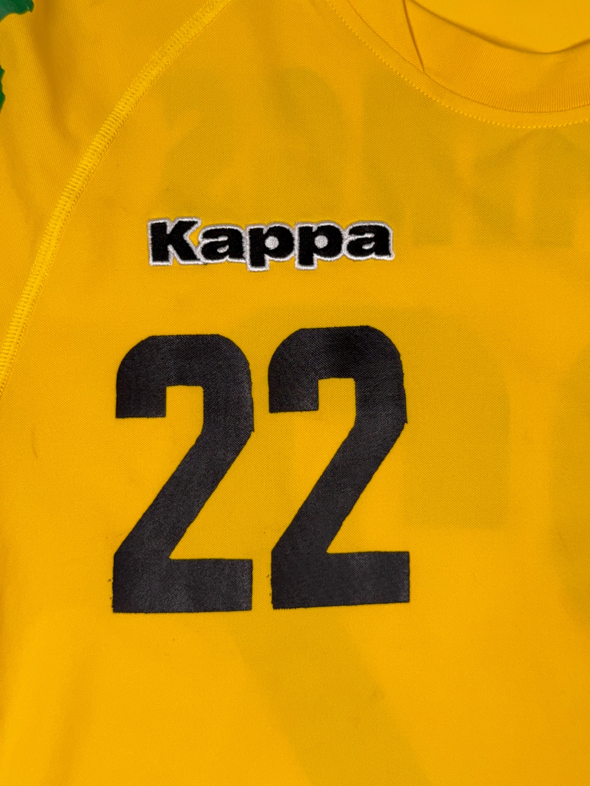 Jamaica 2009/10 Omar Cummings #22 Signed Matchworn Home Shirt