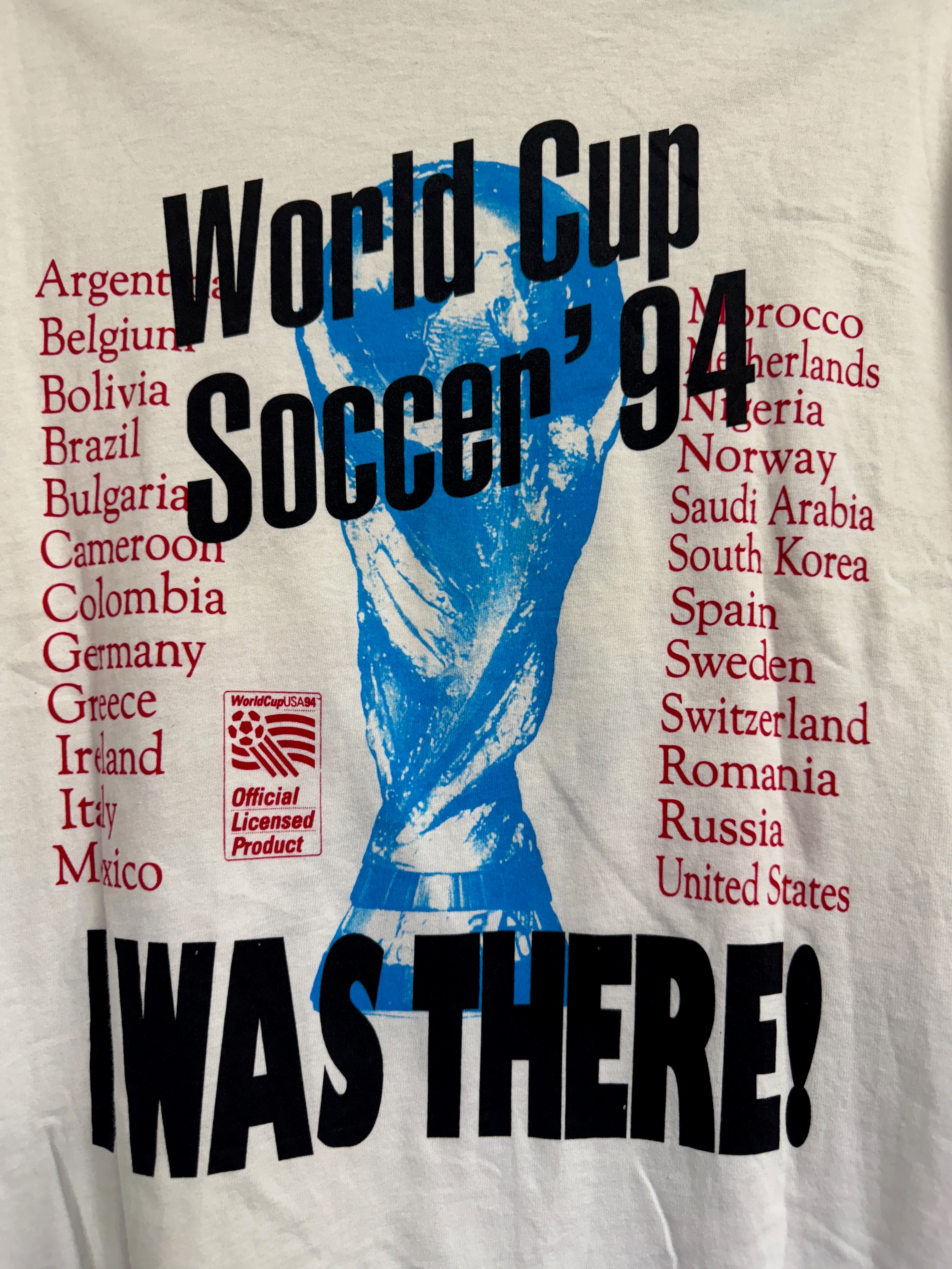 USA 1994 World Cup I WAS THERE T-Shirt | Retro Screamers