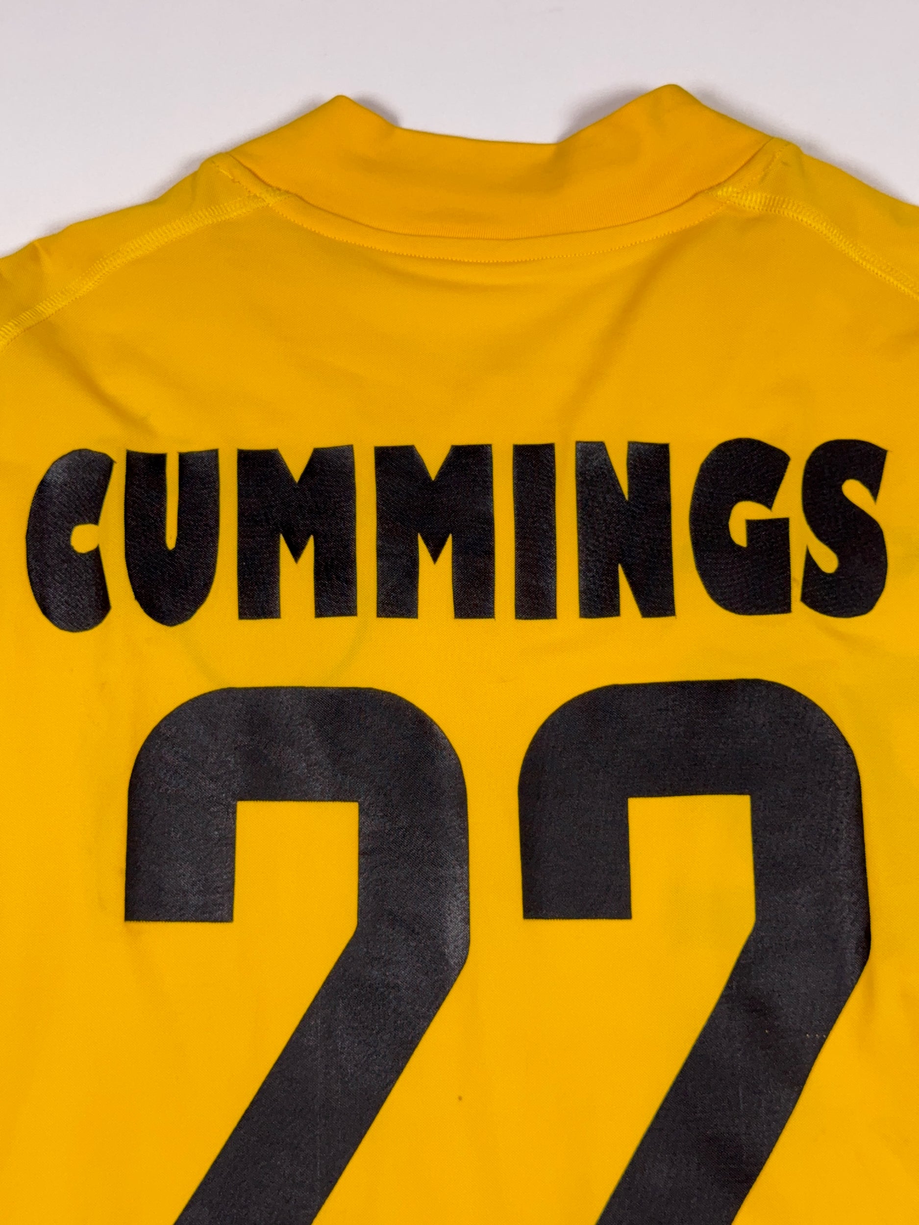 Jamaica 2009/10 Omar Cummings #22 Signed Matchworn Home Shirt