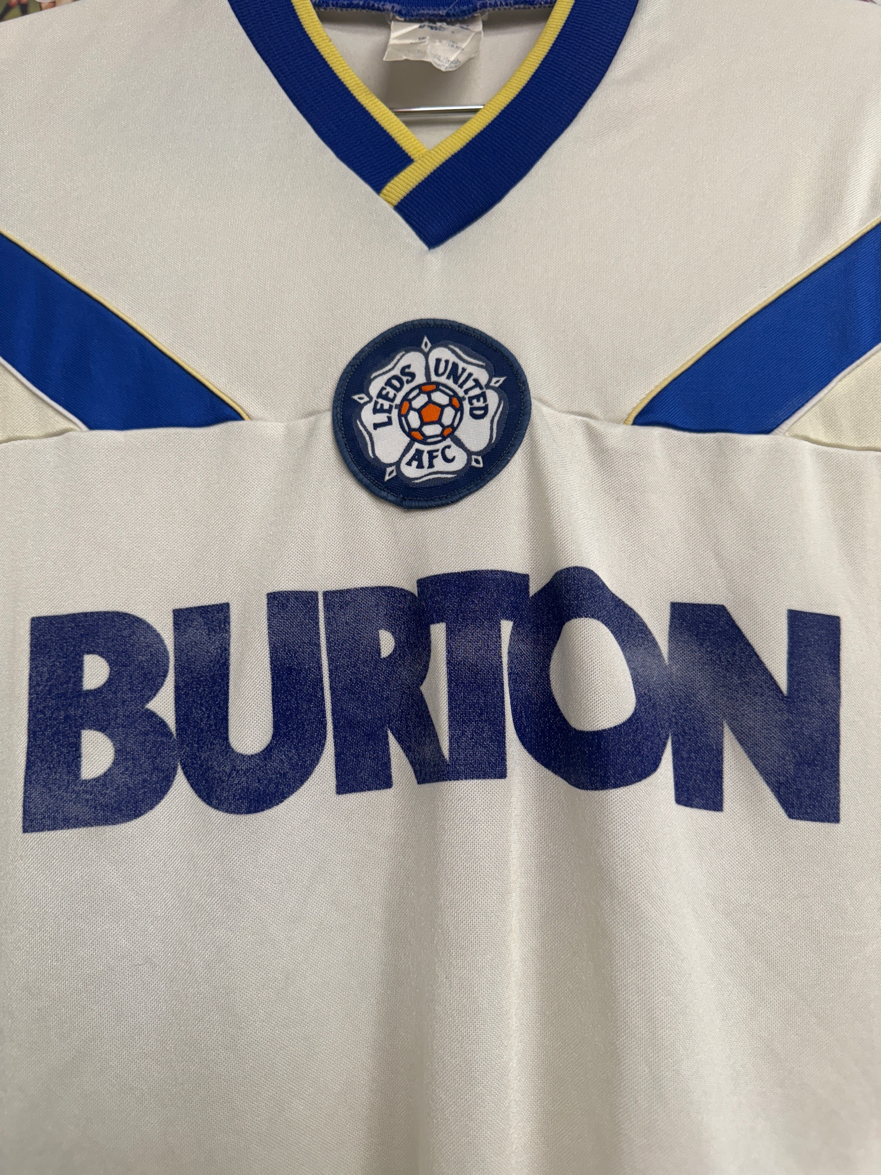 Leeds United 1986/88 Player Worn #5 Home Shirt | Retro Screamers