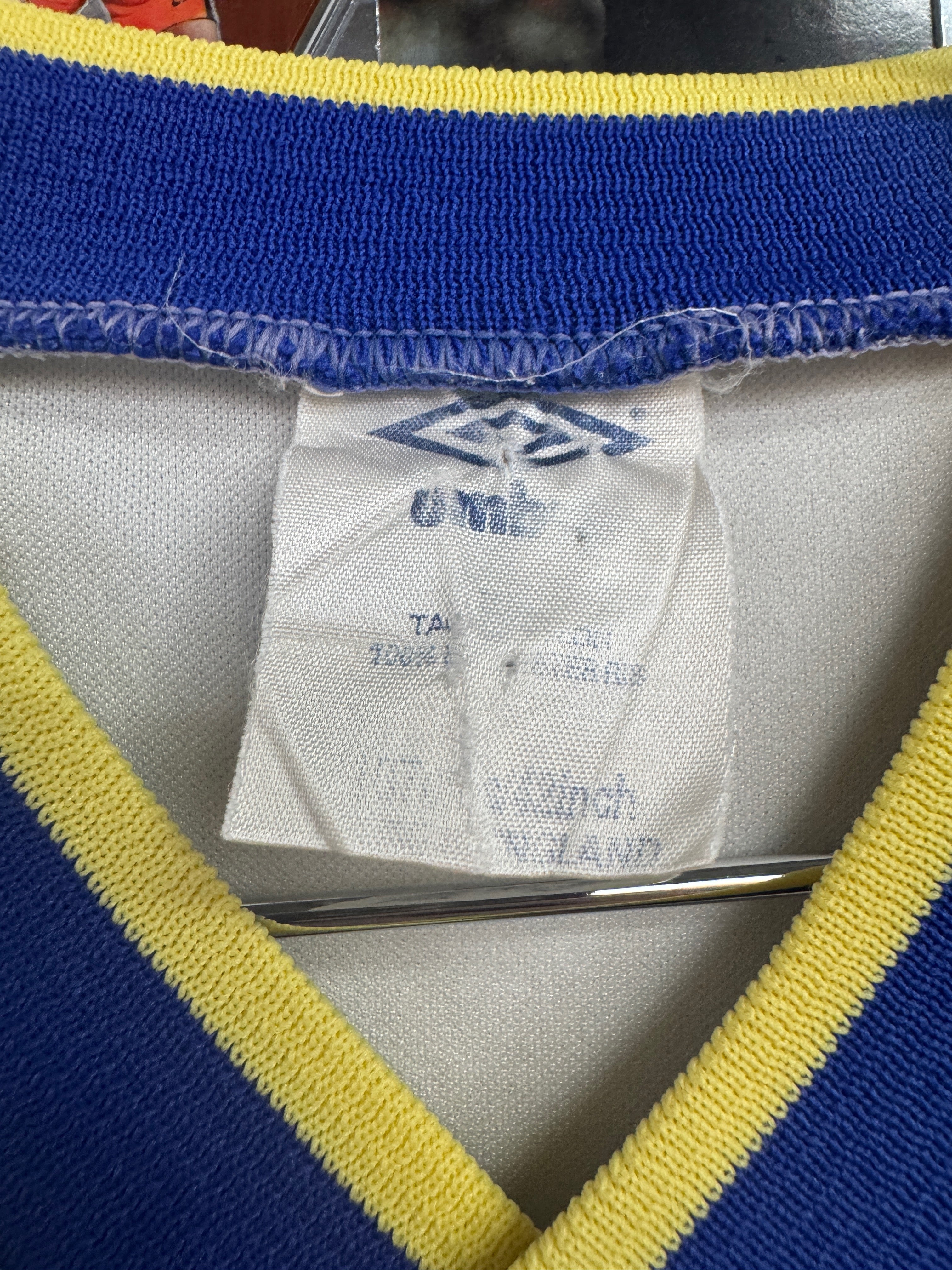 Leeds United 1986/88 Player Worn #5 Home Shirt | Retro Screamers