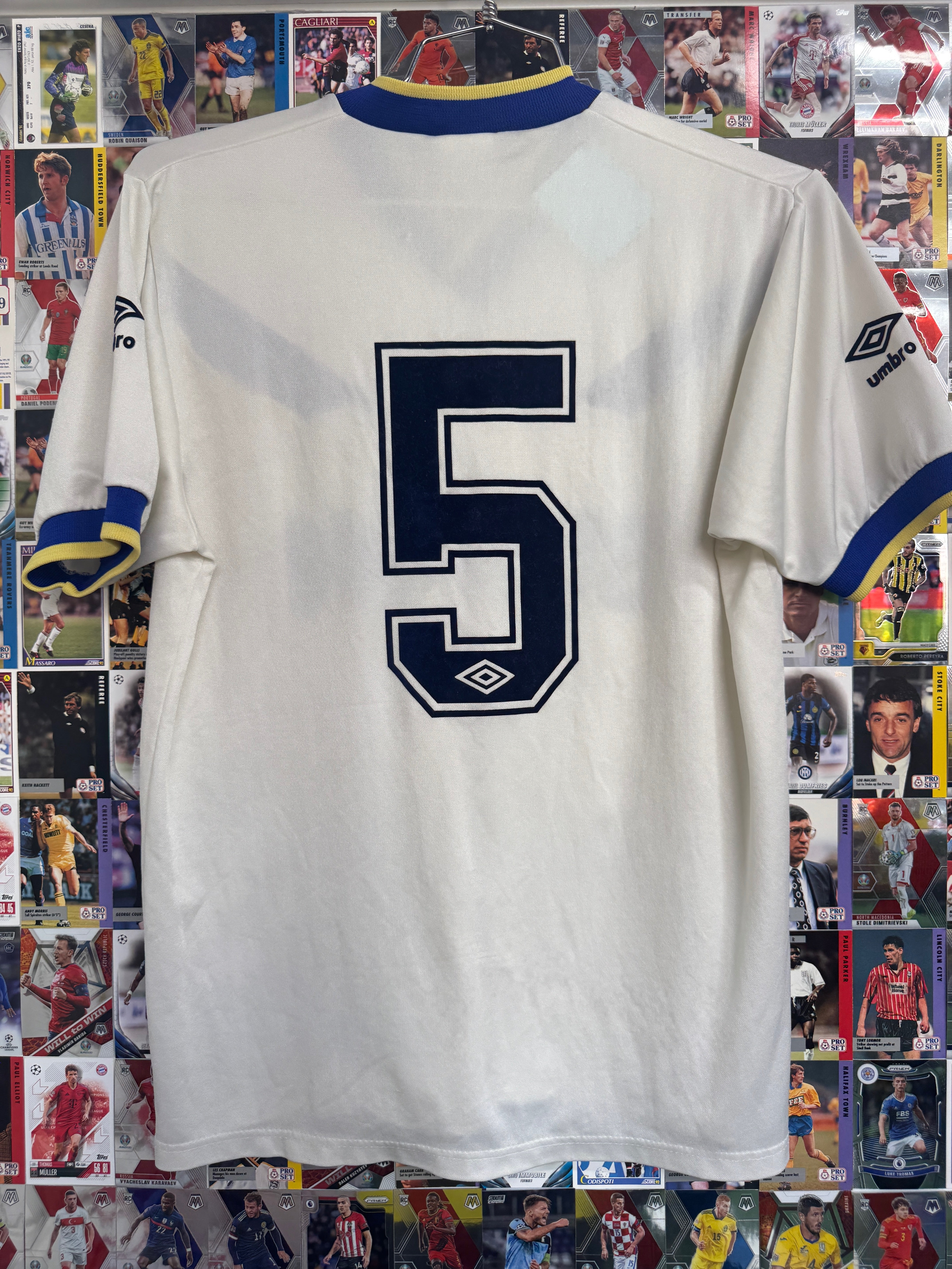 Leeds United 1986/88 Player Worn #5 Home Shirt | Retro Screamers