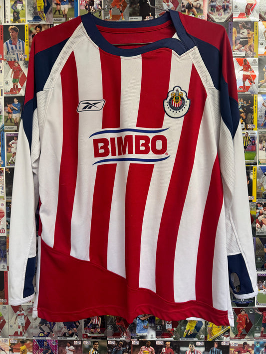 Chivas Guadalajara 2007/08 Home Longsleeve Shirt | Retro Screamers