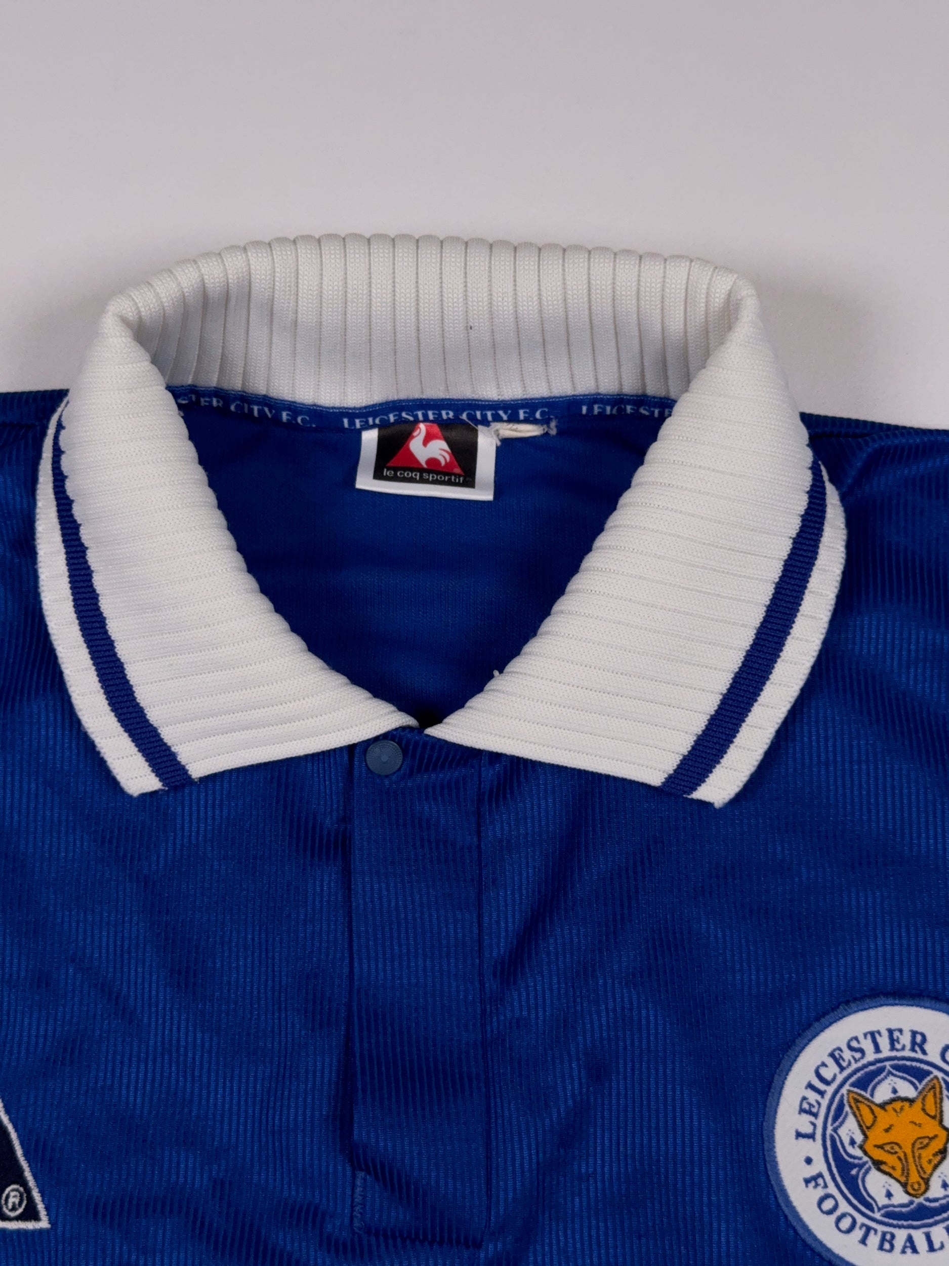 Leicester City 2000/01 Home Shirt - L