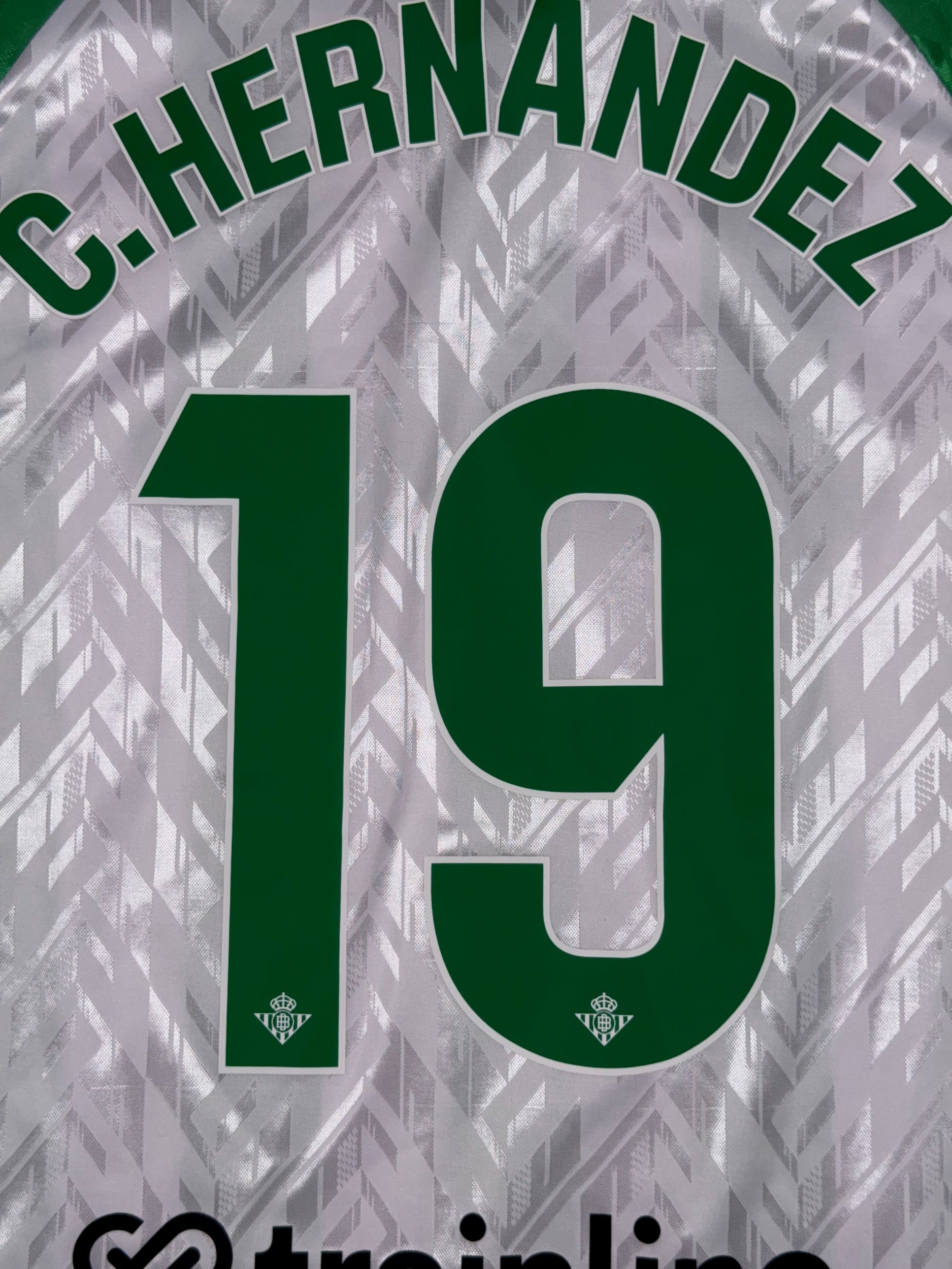 Real Betis 2024/25 Cucho Hernandez #19 Home Shirt - XL