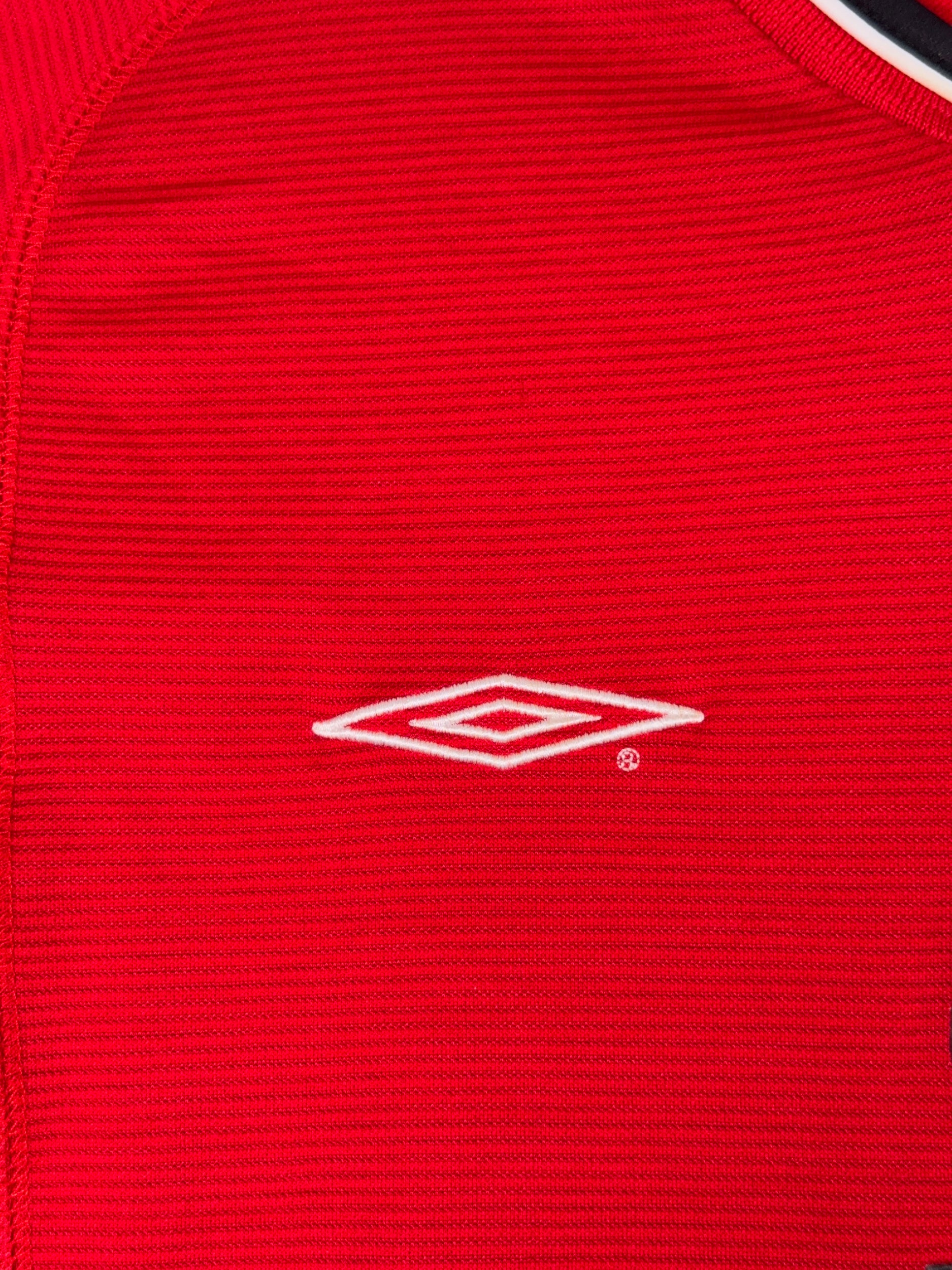 Manchester United 2000/02 Longsleeve Home Shirt - M