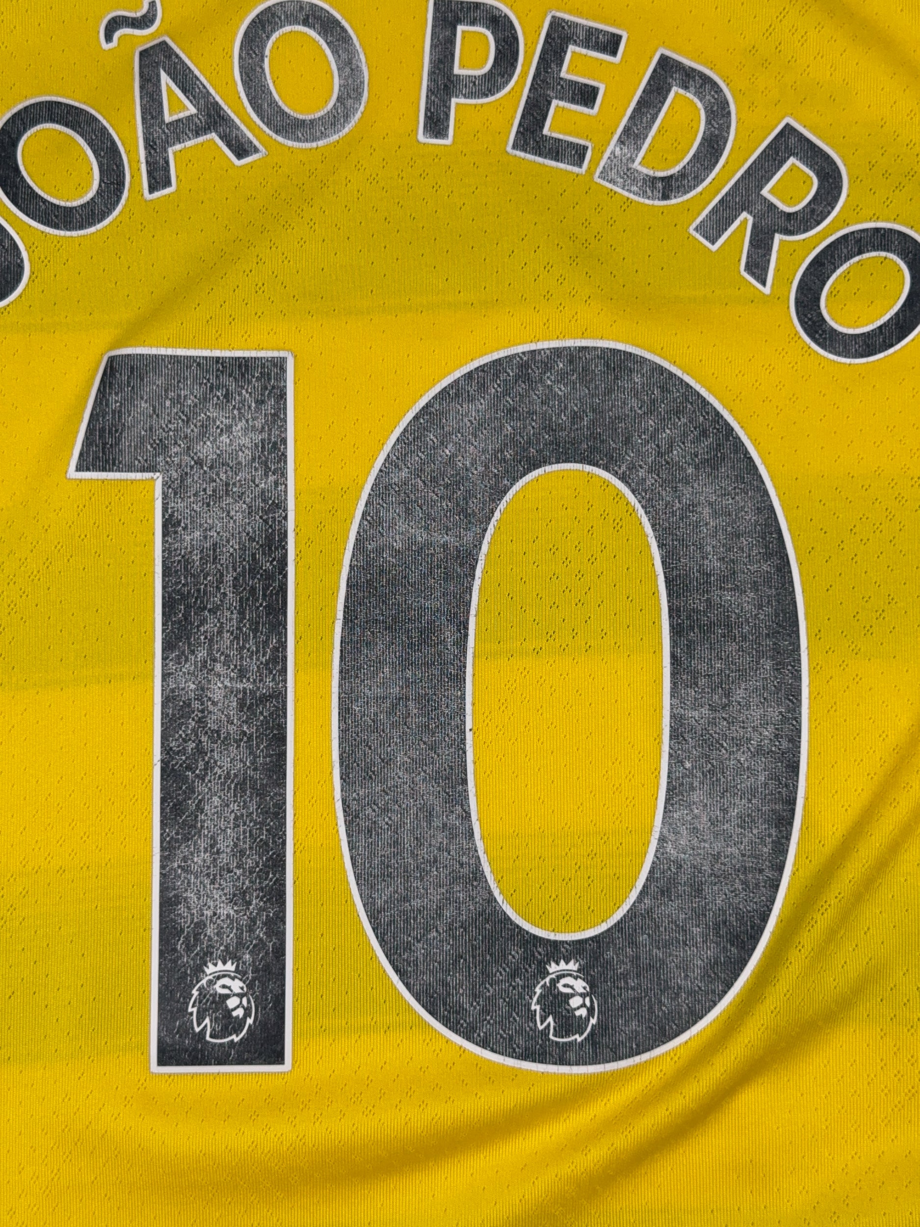 Watford 2022/23 João Pedro #10 Home Shirt - XL