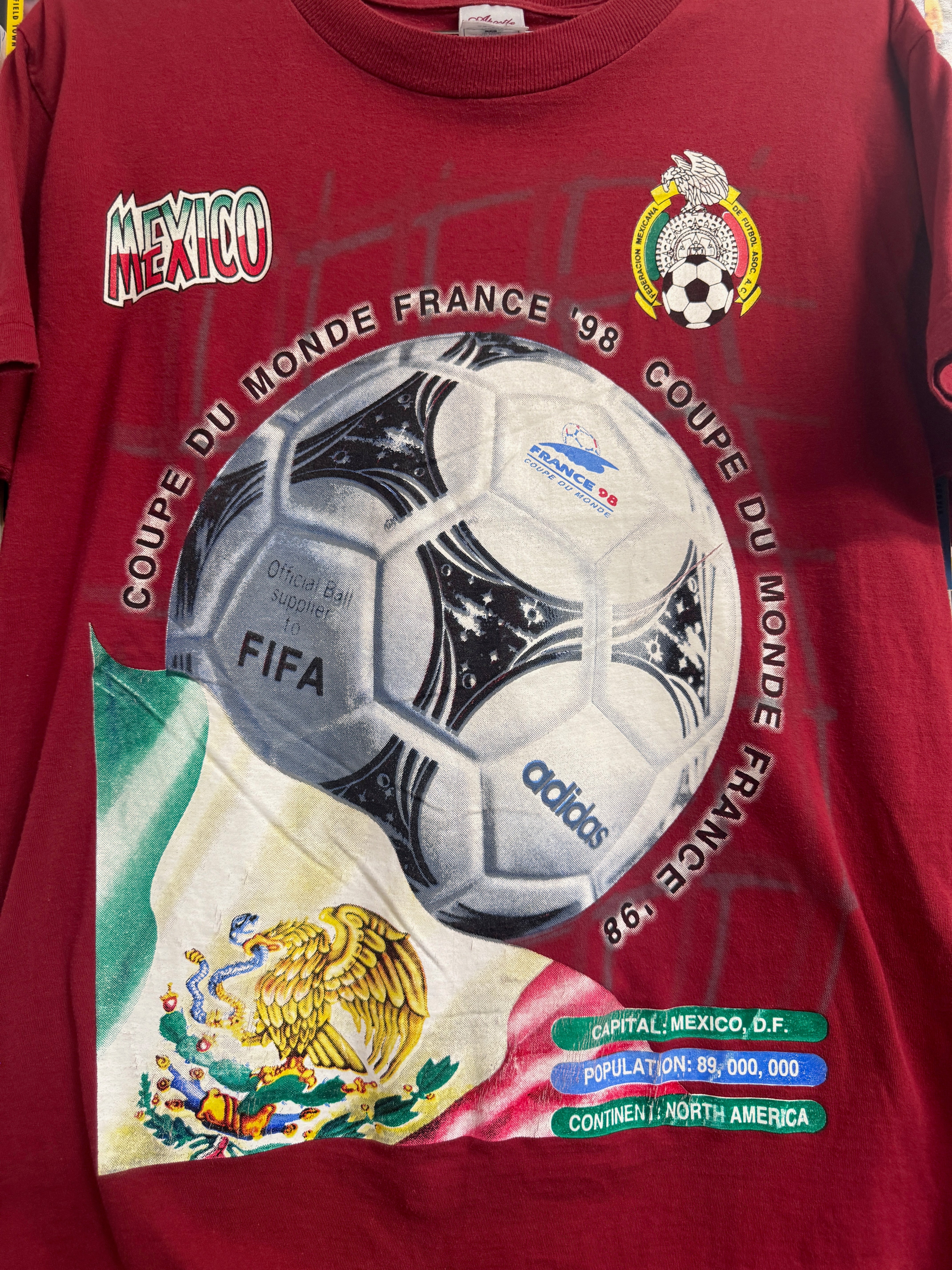 Mexico 1998 World Cup T-Shirt | Retro Screamers