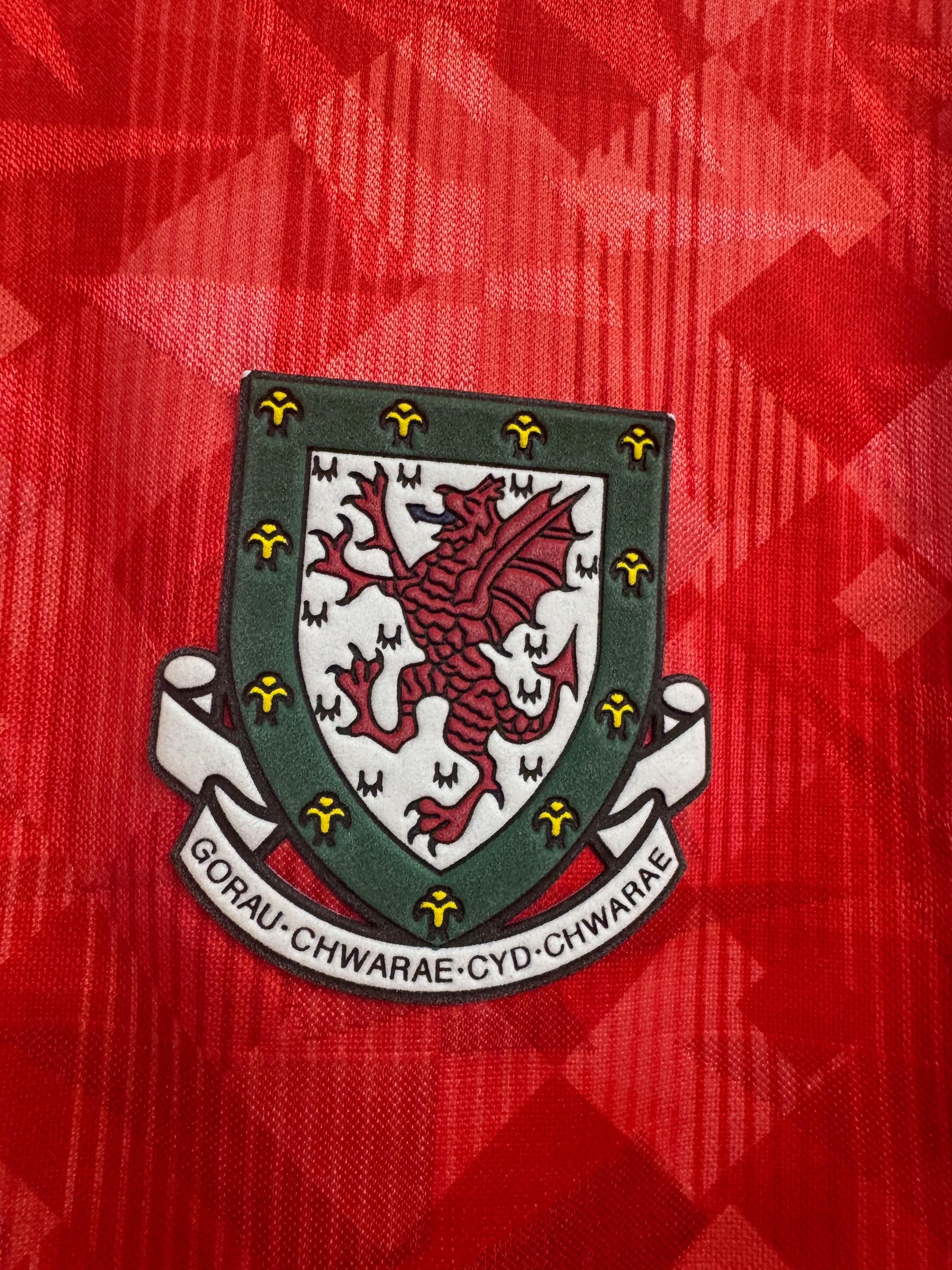 Wales 1990/92 Home Shirt | Retro Screamers