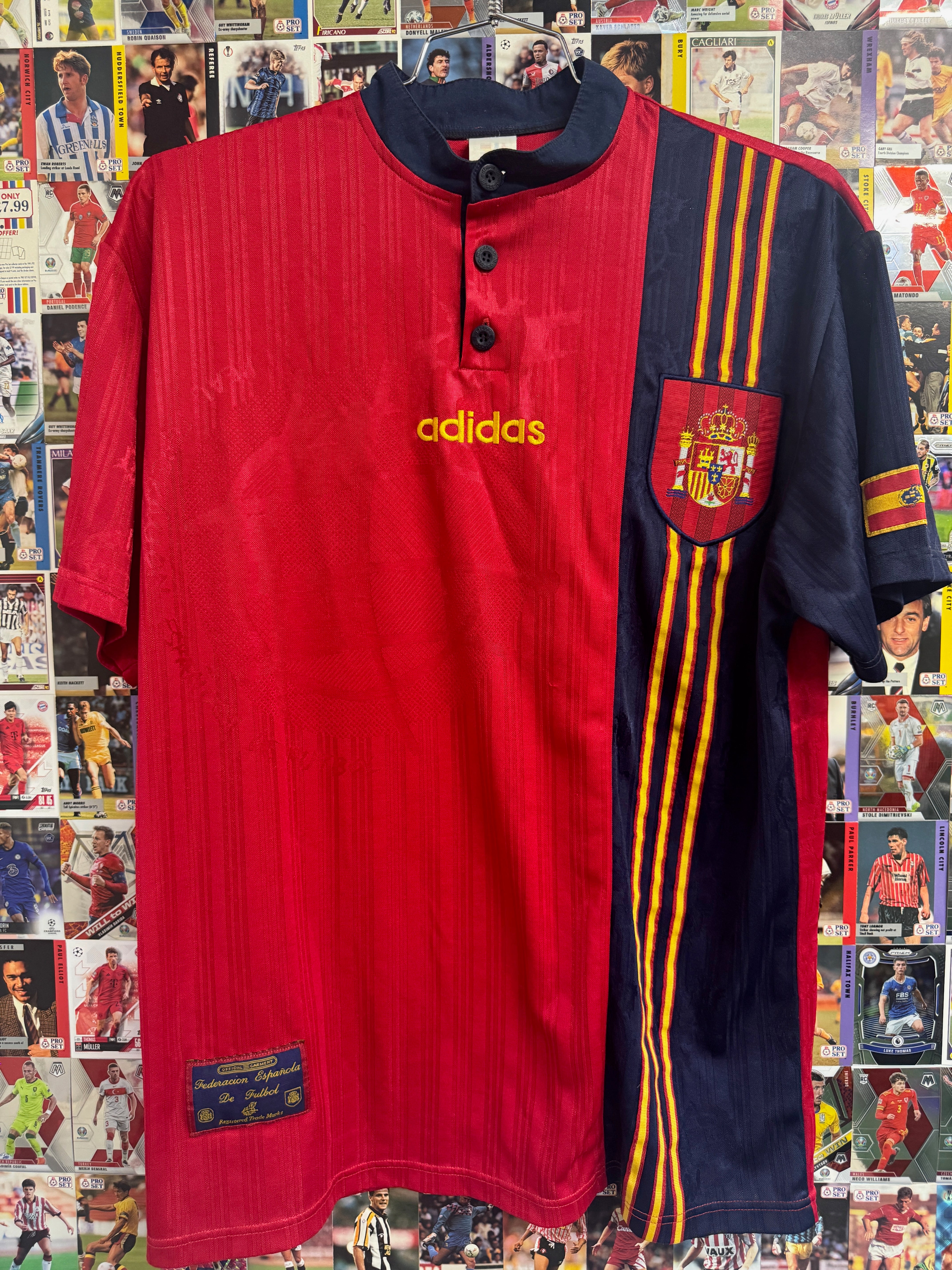 Spain 1996/97 Home Shirt | Retro Screamers