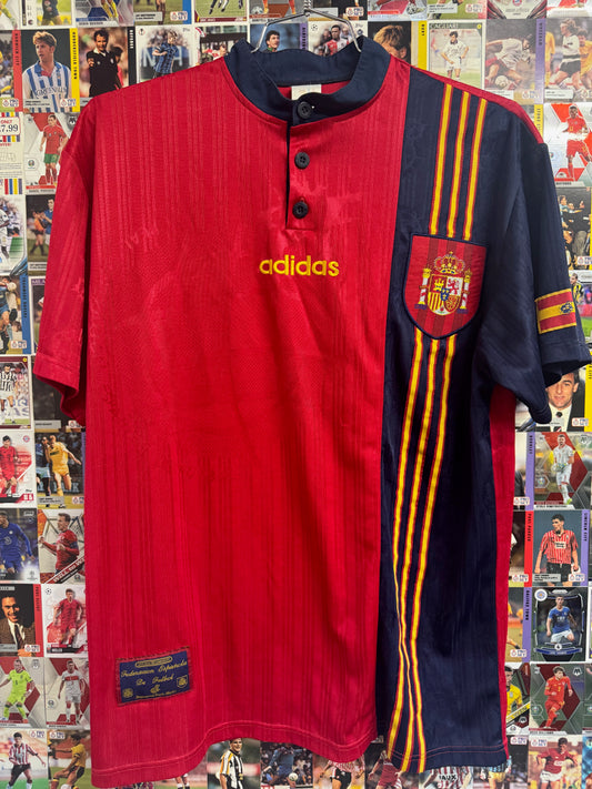 Spain 1996/97 Home Shirt | Retro Screamers