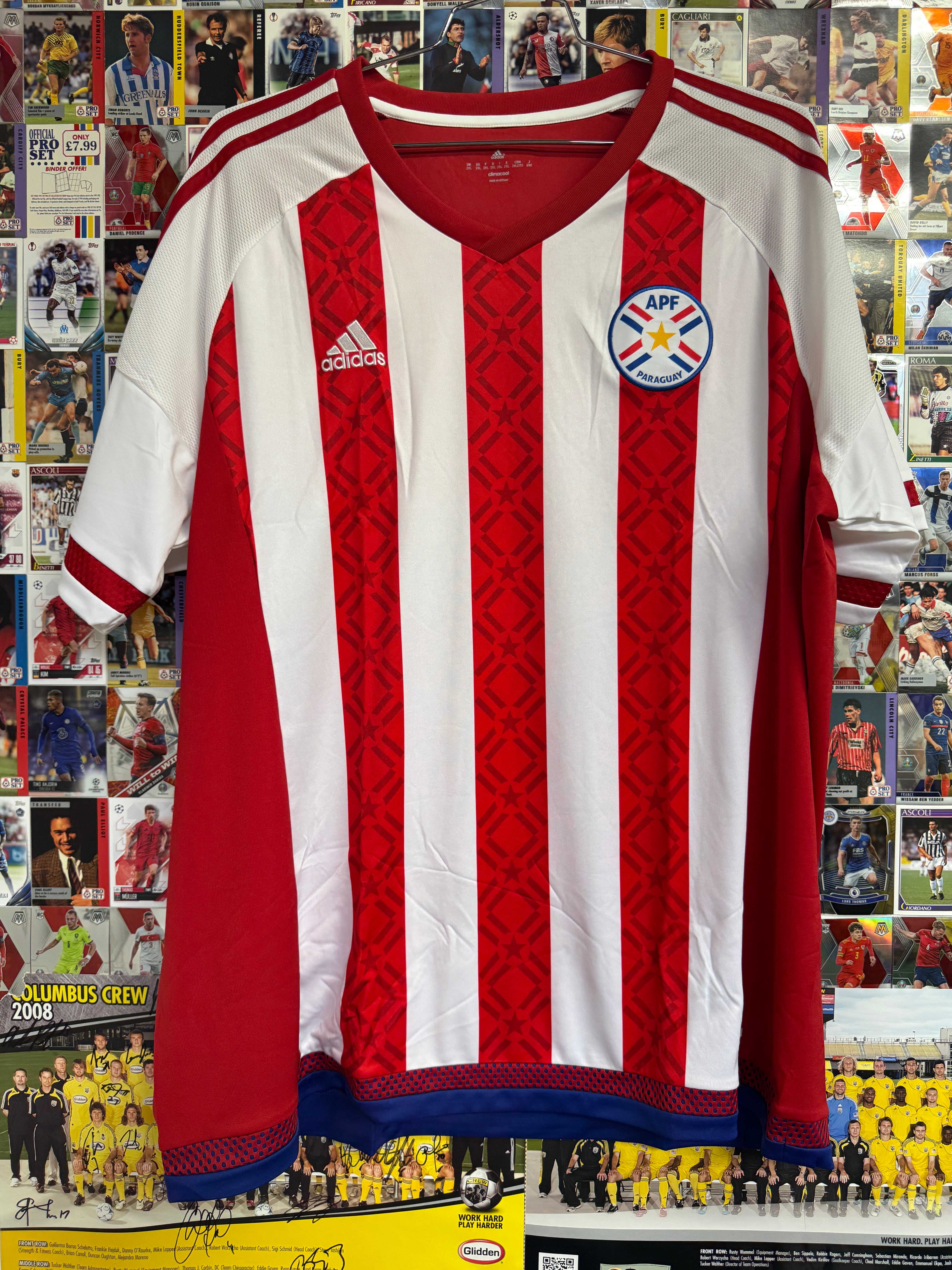 Paraguay 2015/16 Copa America Home Shirt | Retro Screamers