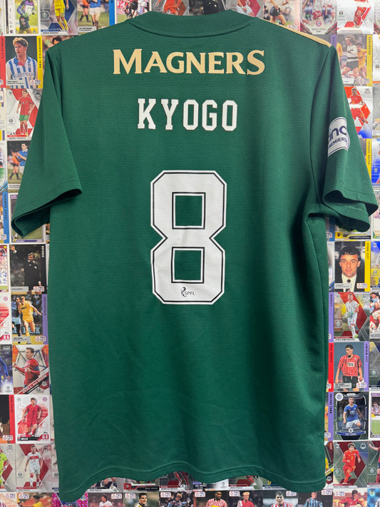 Celtic 2021/22 Kyogo #8 Away Shirt | Retro Screamers