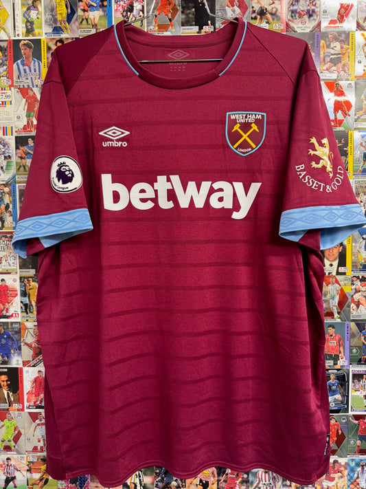 West Ham United 2018/19 Home Shirt | Retro Screamers