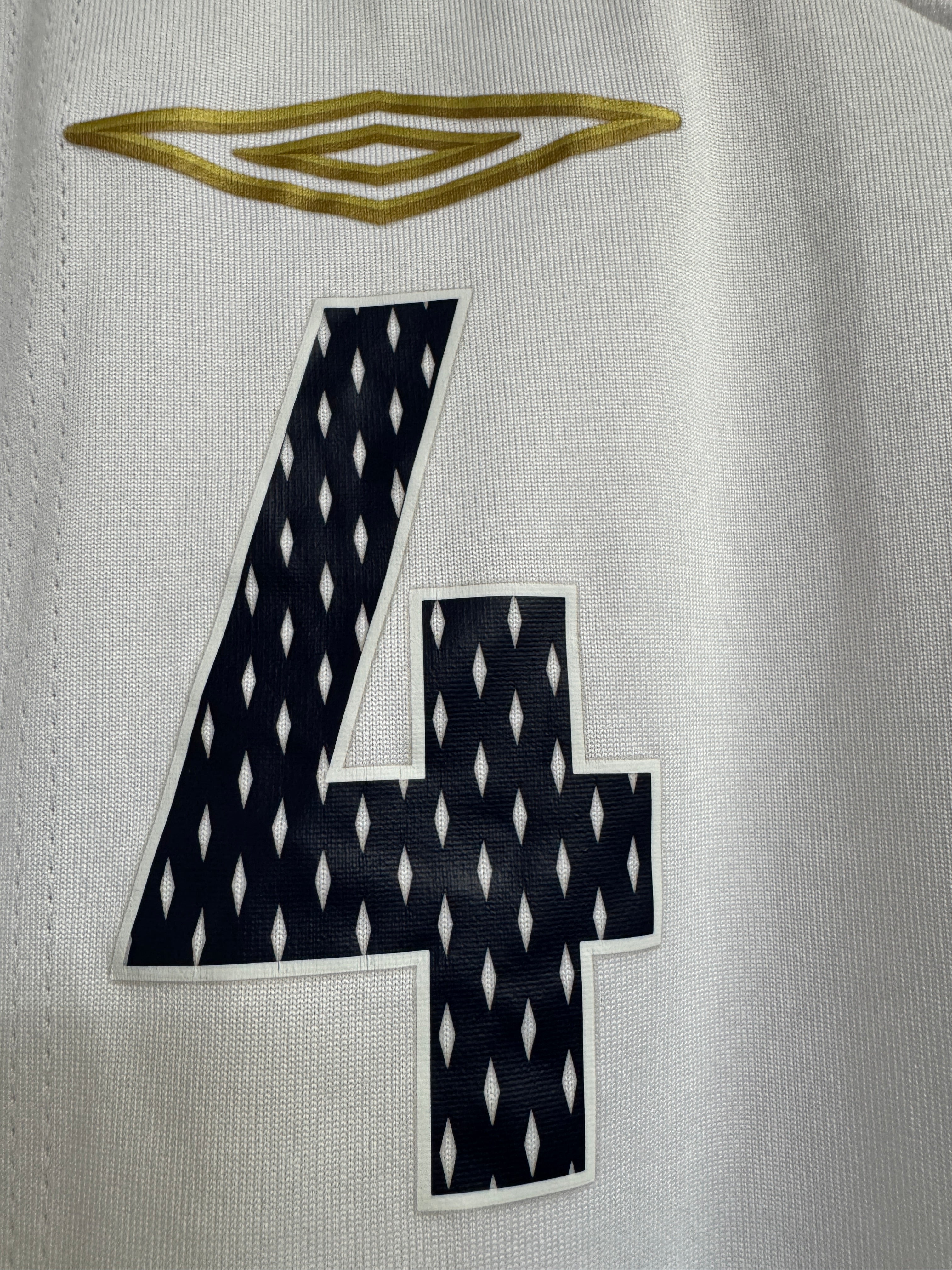 England 2007/09 Steven Gerrard #4 Home Shirt | Retro Screamers