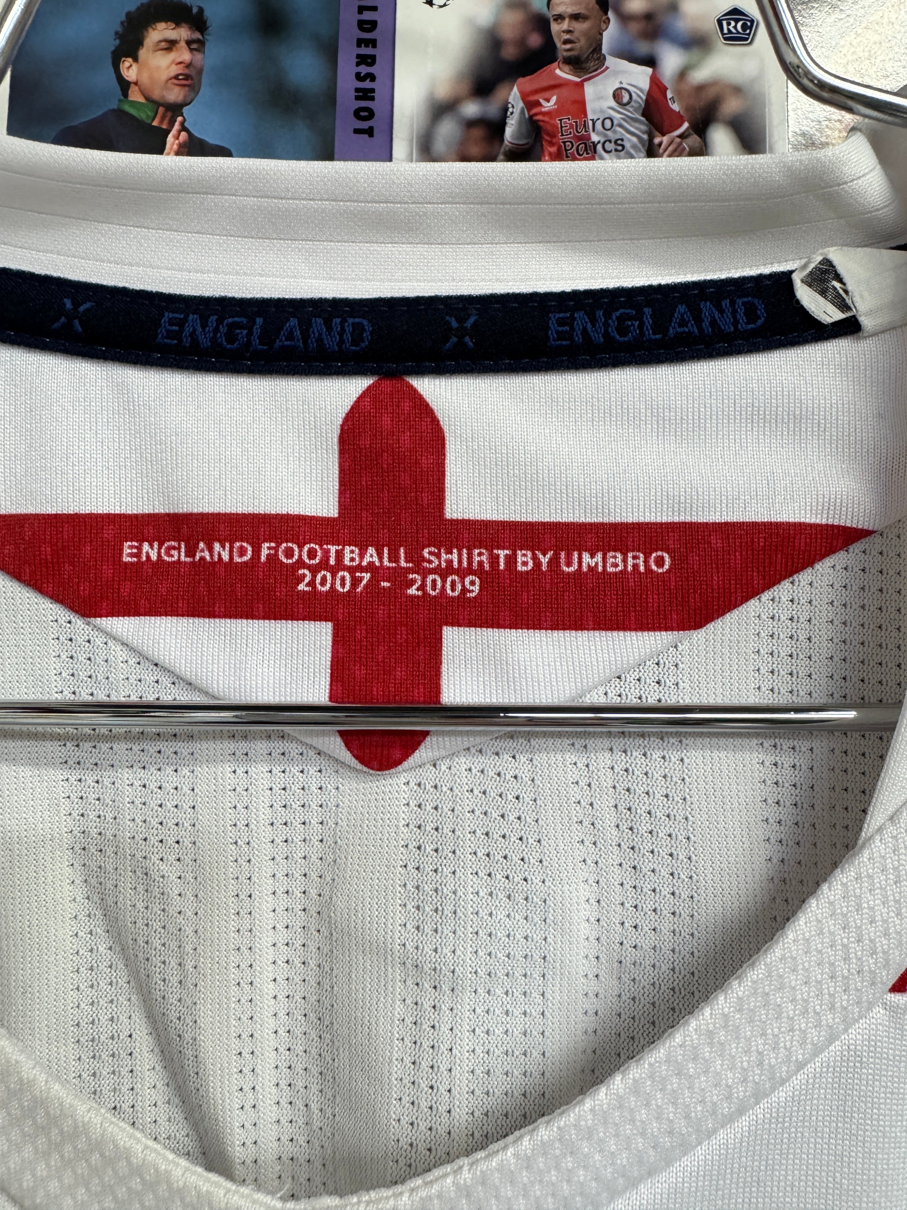 England 2007/09 Steven Gerrard #4 Home Shirt | Retro Screamers