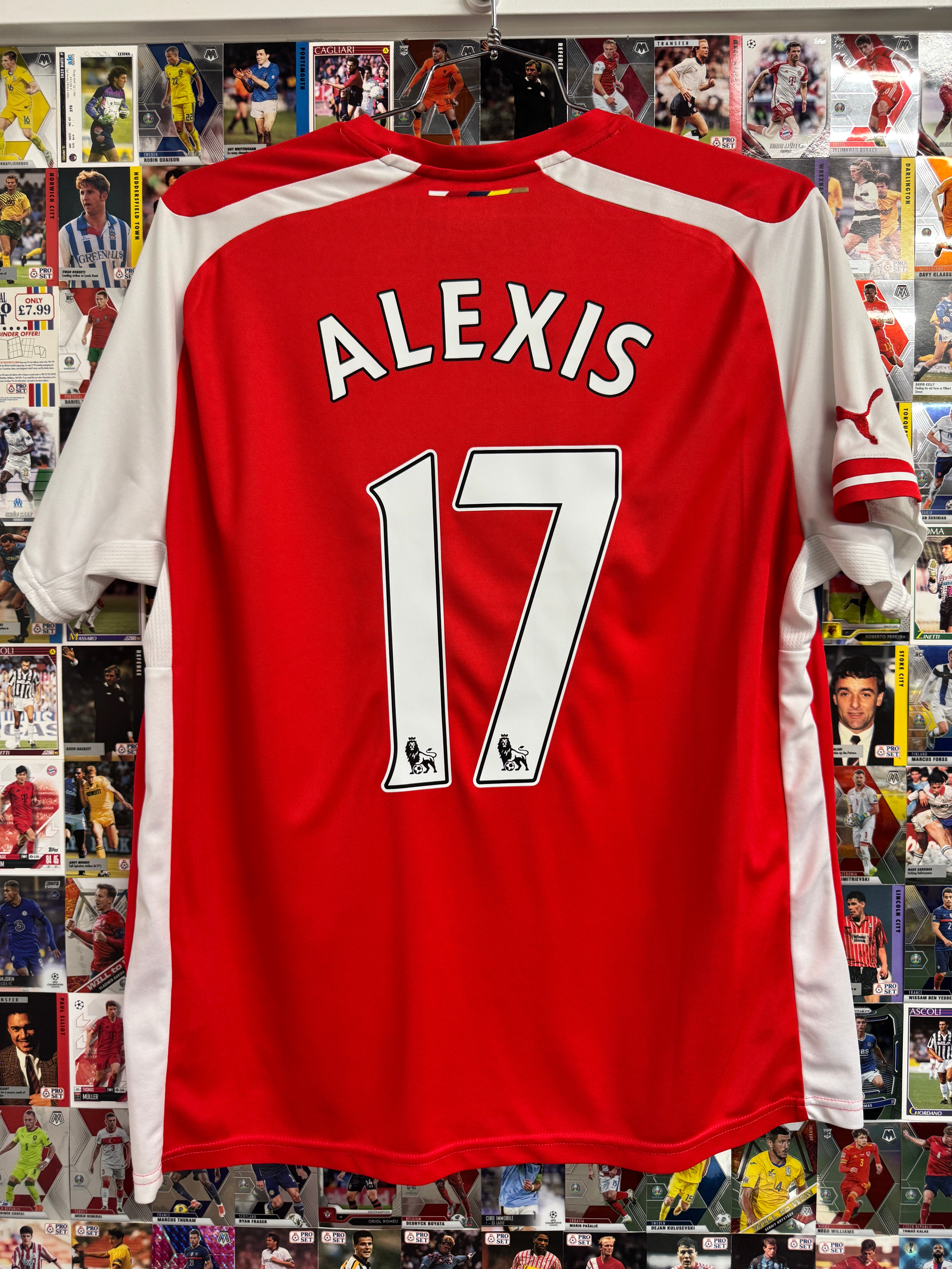 Arsenal 2014/15 Alexis Sanchez #17 Home Shirt - XL