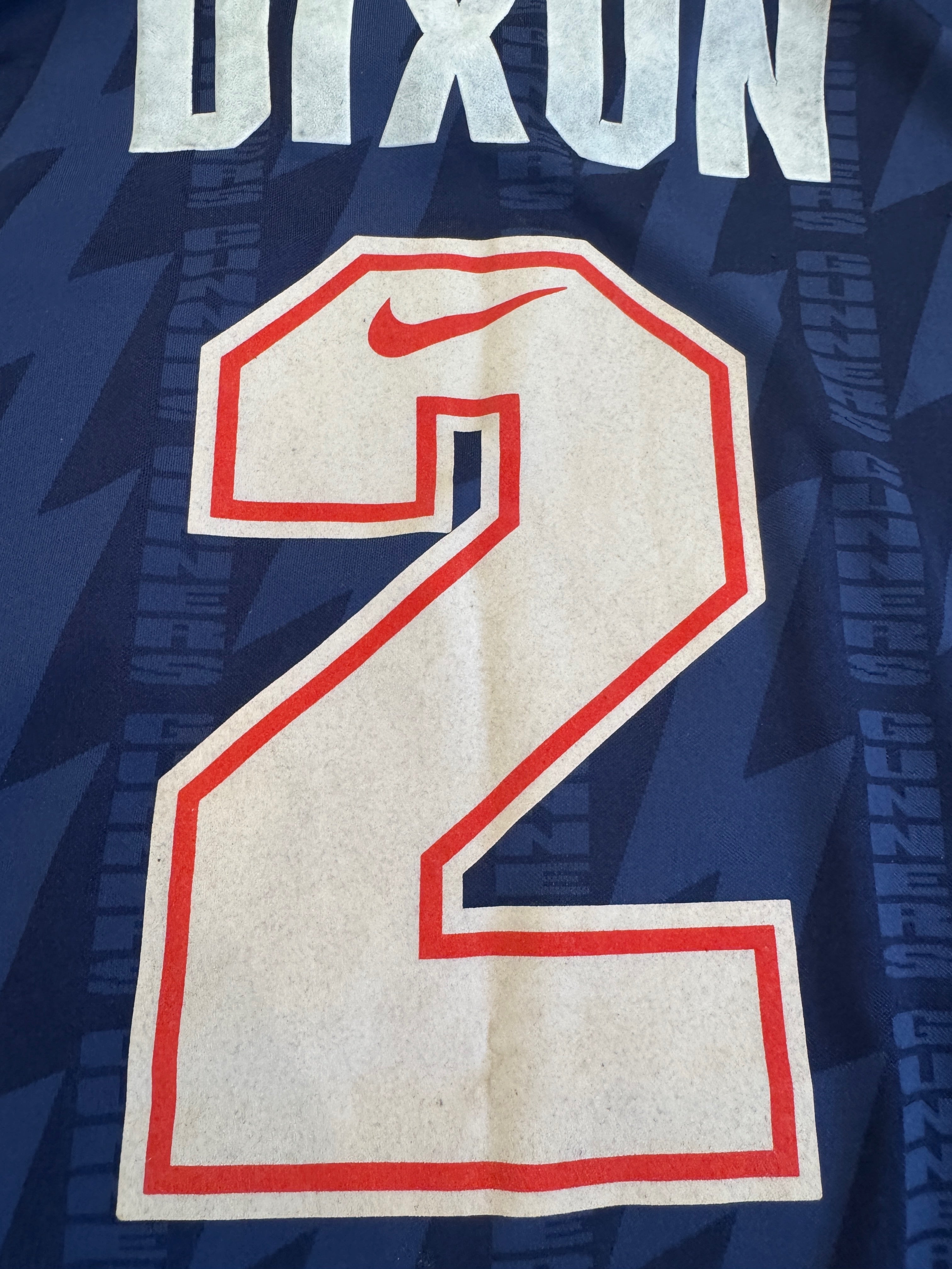 Arsenal 1995/96 Lee Dixon #2 Away Shirt | Retro Screamers