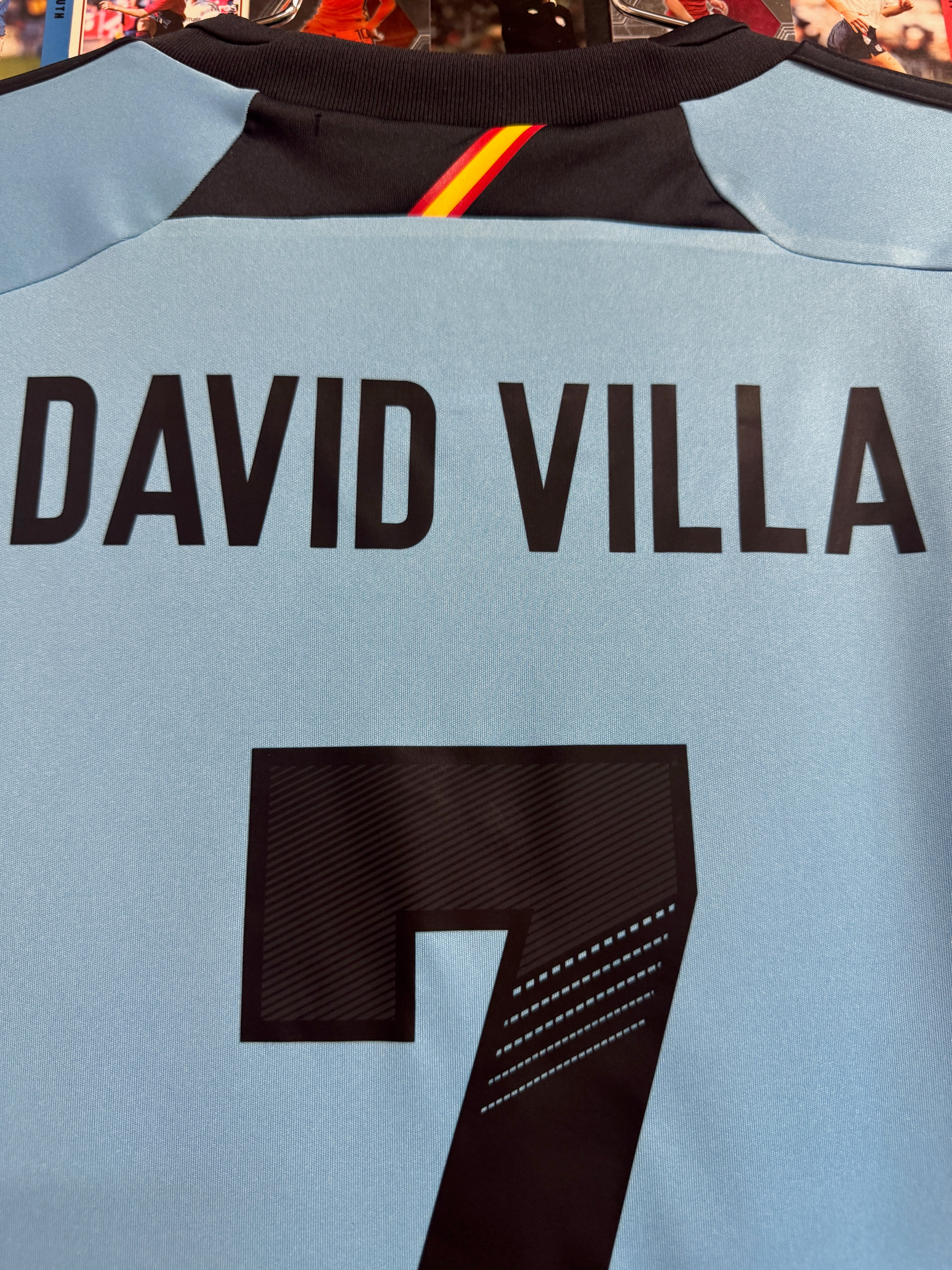 Spanien 2012/14 David Villa #7 Auswärtstrikot - L