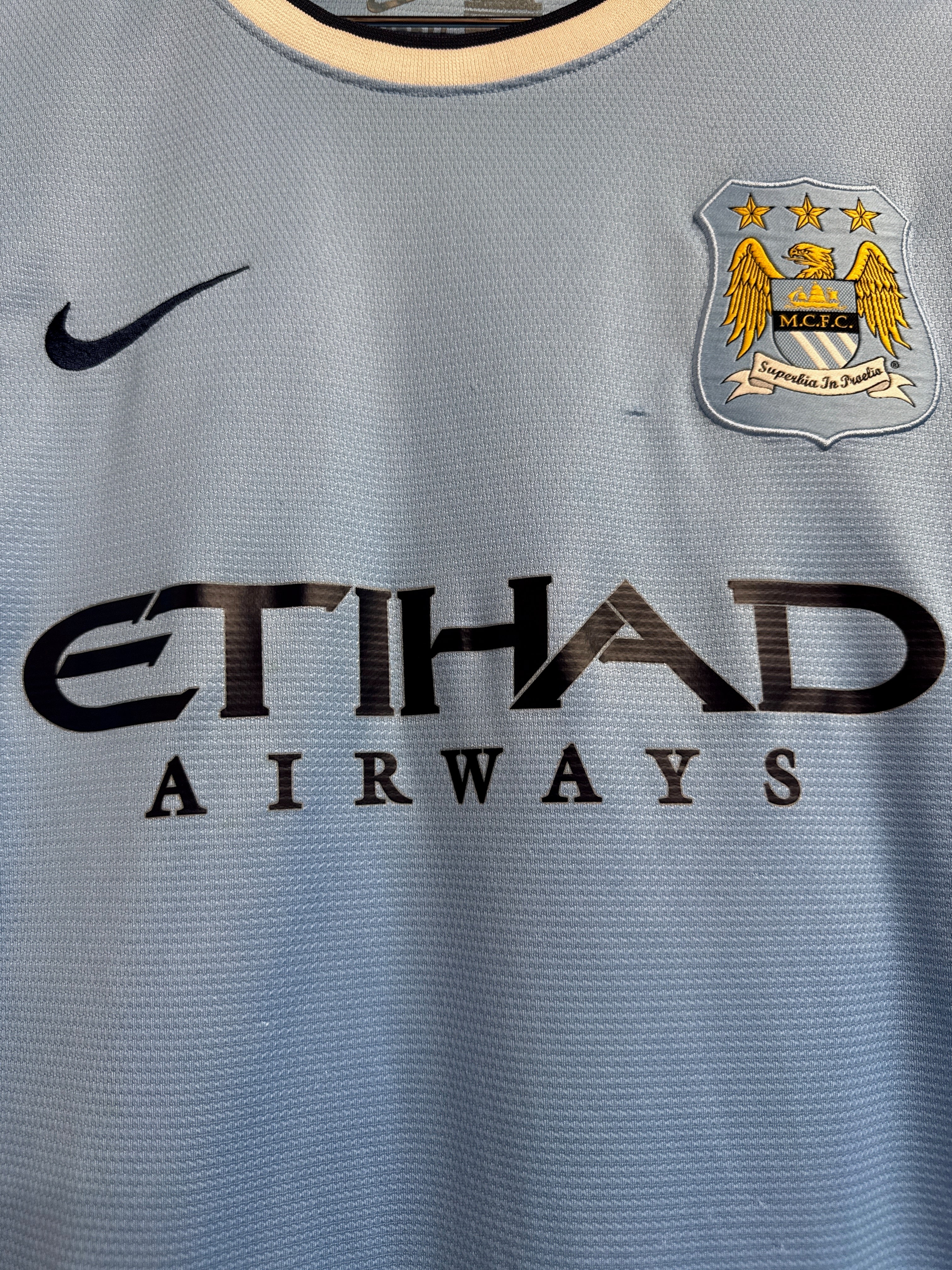 Manchester City 2013/14 Yaya Touré #42 Heimtrikot - XL