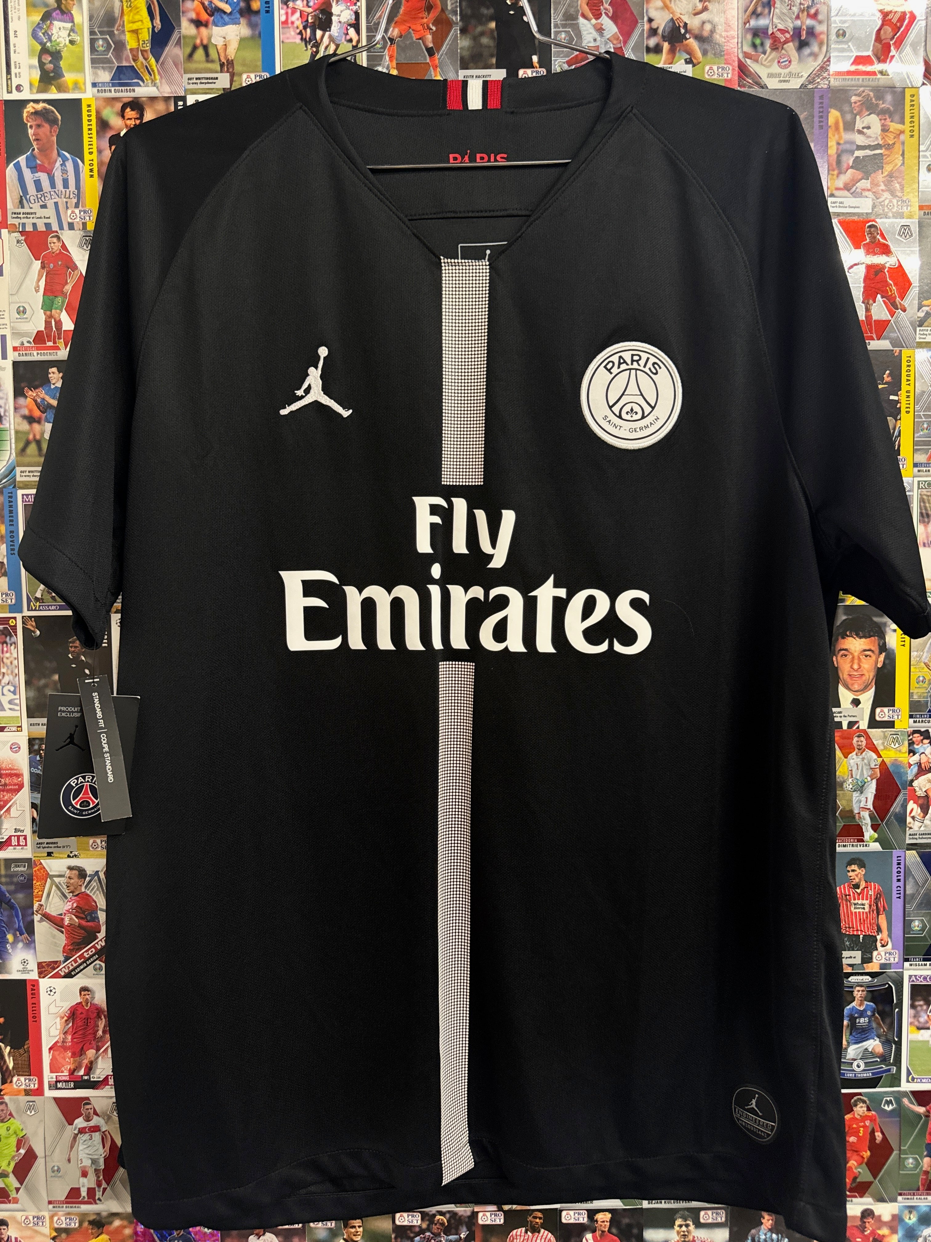 PSG 2018/19 Kylian Mbappe #7 Jordan BNWT Third Shirt - XL
