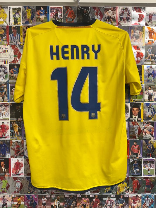 Barcelona 2008/09 Thierry Henry #14 Away Shirt - M