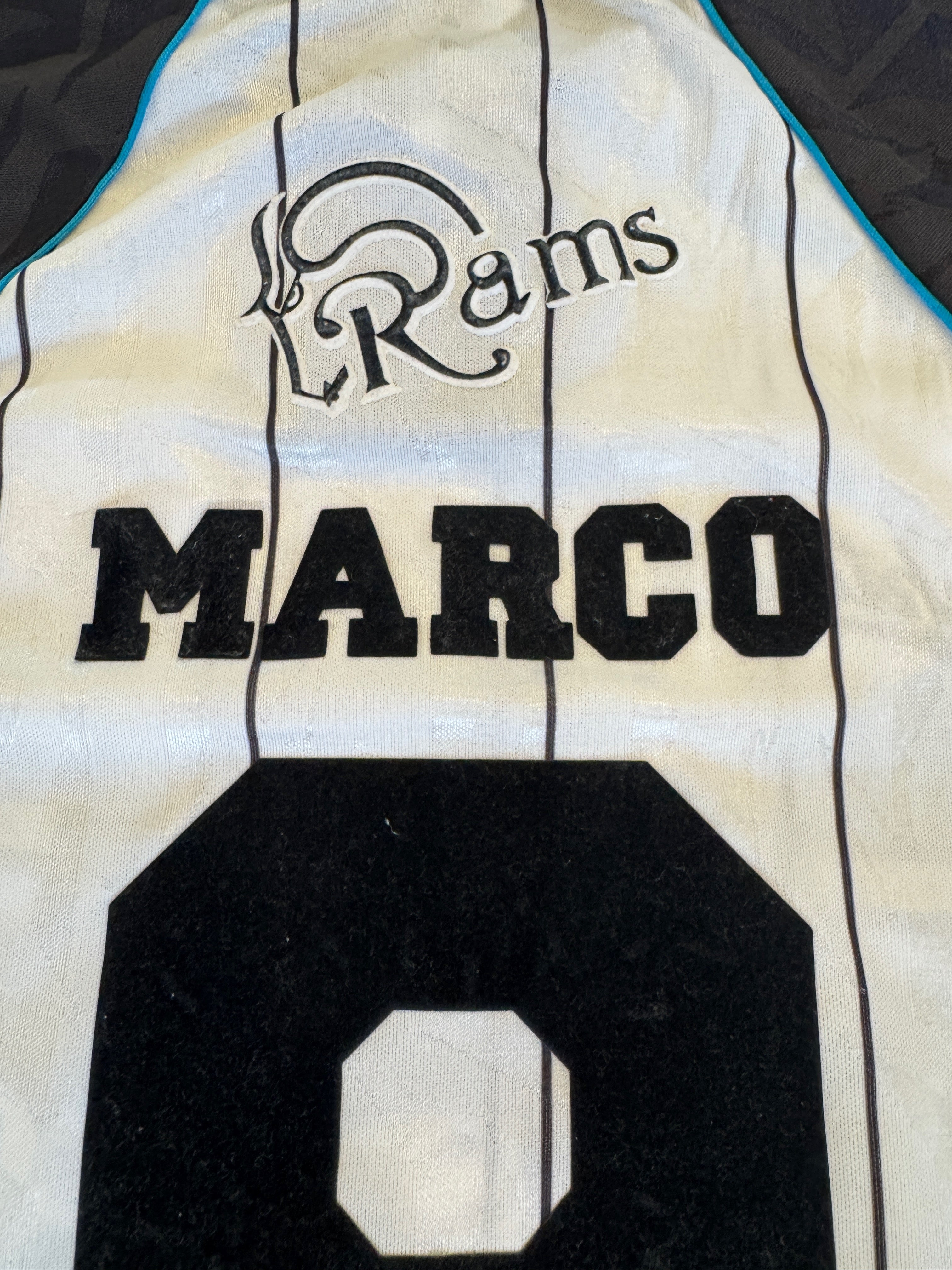 Derby County 1994/96 Marco Gabbiadini #8 Home Shirt | Retro Screamers