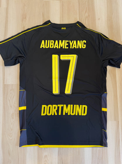 Dortmund 2016 Aubameyang #17 Away Shirt - L