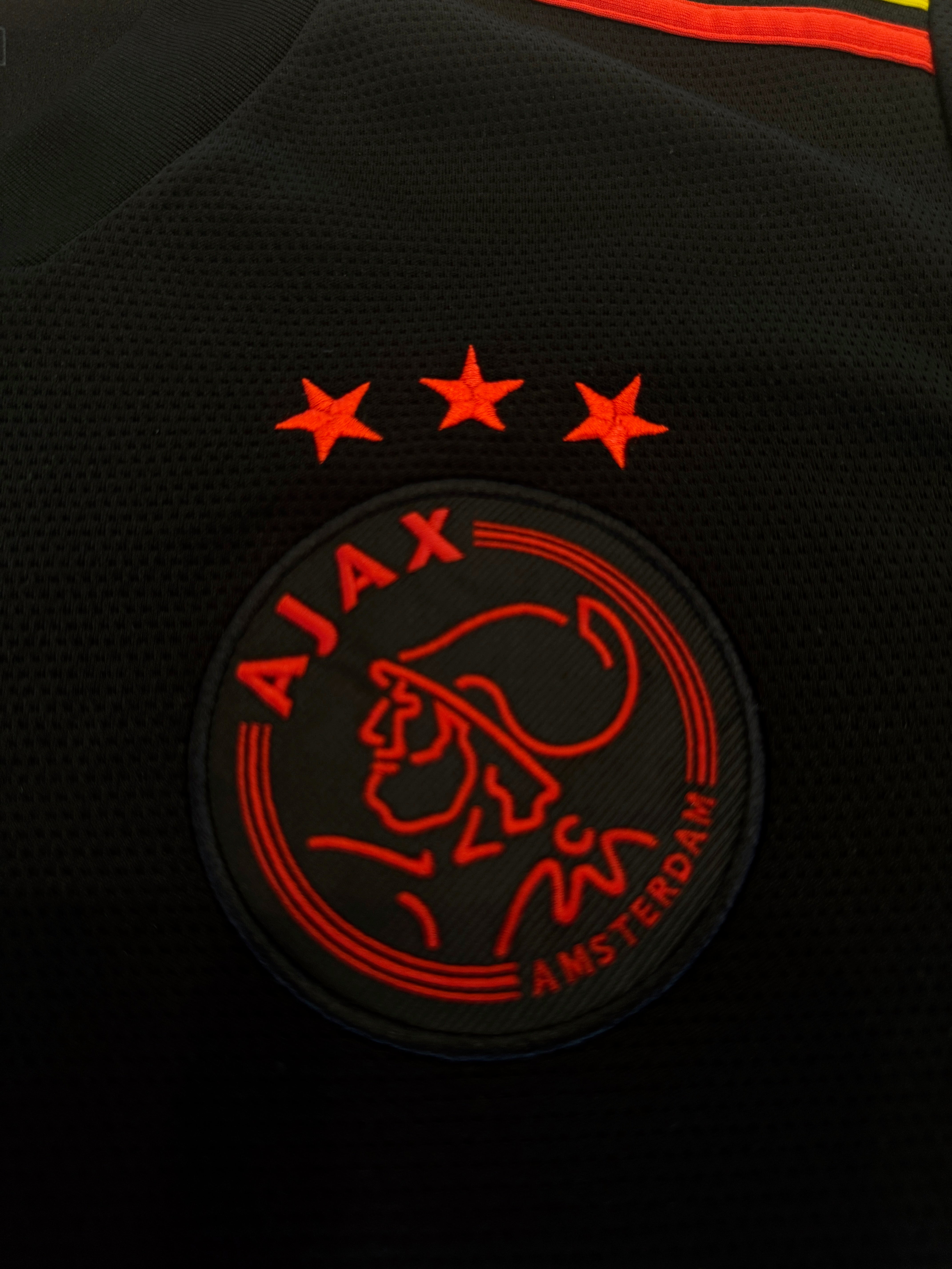 Ajax 2021 Ryan Gravenberch #8 Away Shirt w/ Patches | Retro Screamers
