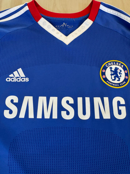 Chelsea 2010 Lampard #11 Home Shirt w/ Patches - L