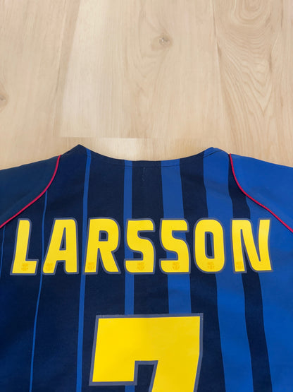 Barcelona 2004 Larsson #7 Away Shirt - L
