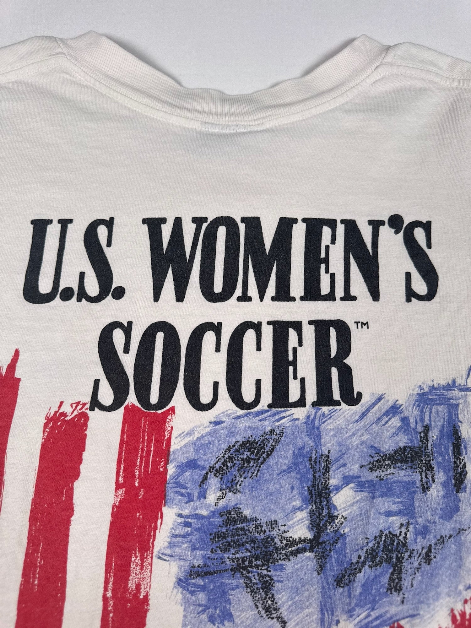 Vintage USA USWNT US Damen-Fußball T-Shirt - M