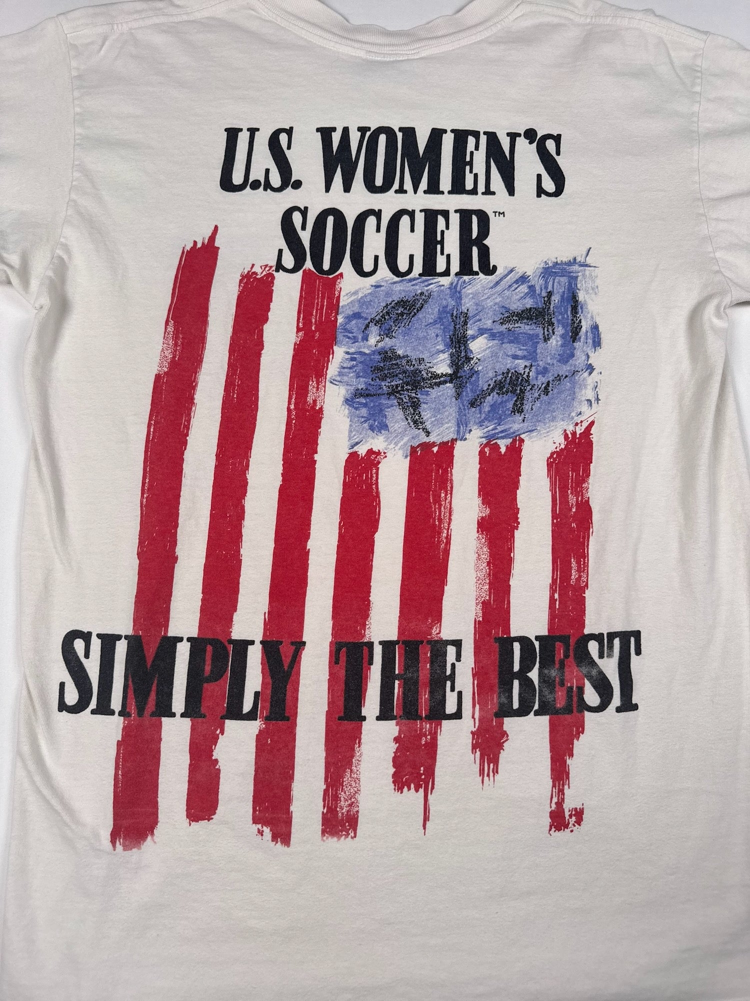 Vintage USA USWNT US Damen-Fußball T-Shirt - M