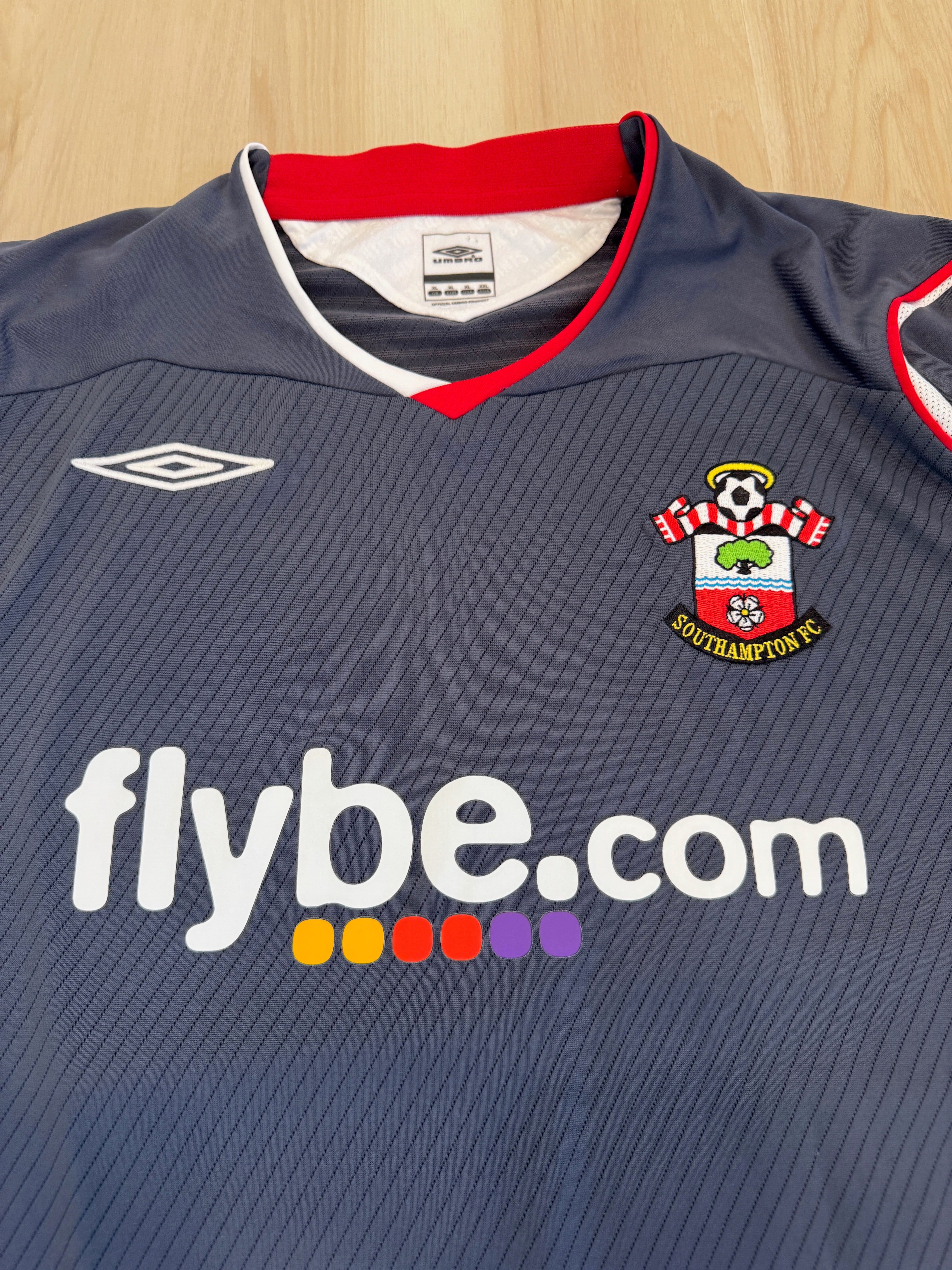 Southampton 2008 Lallana #20 Away Shirt w/ Patches - XL