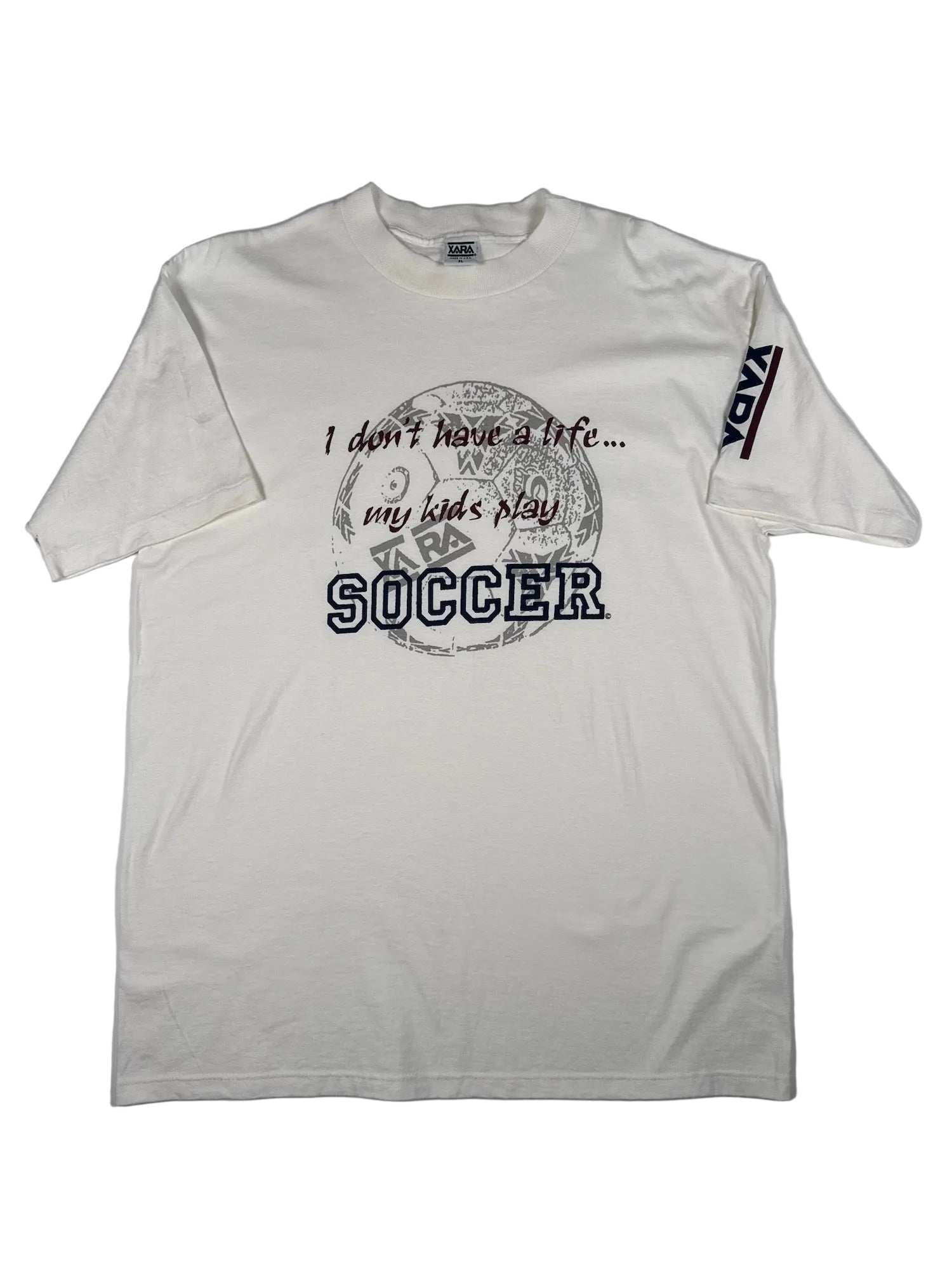 My Kids Play Soccer Vintage XARA T-Shirt - XL