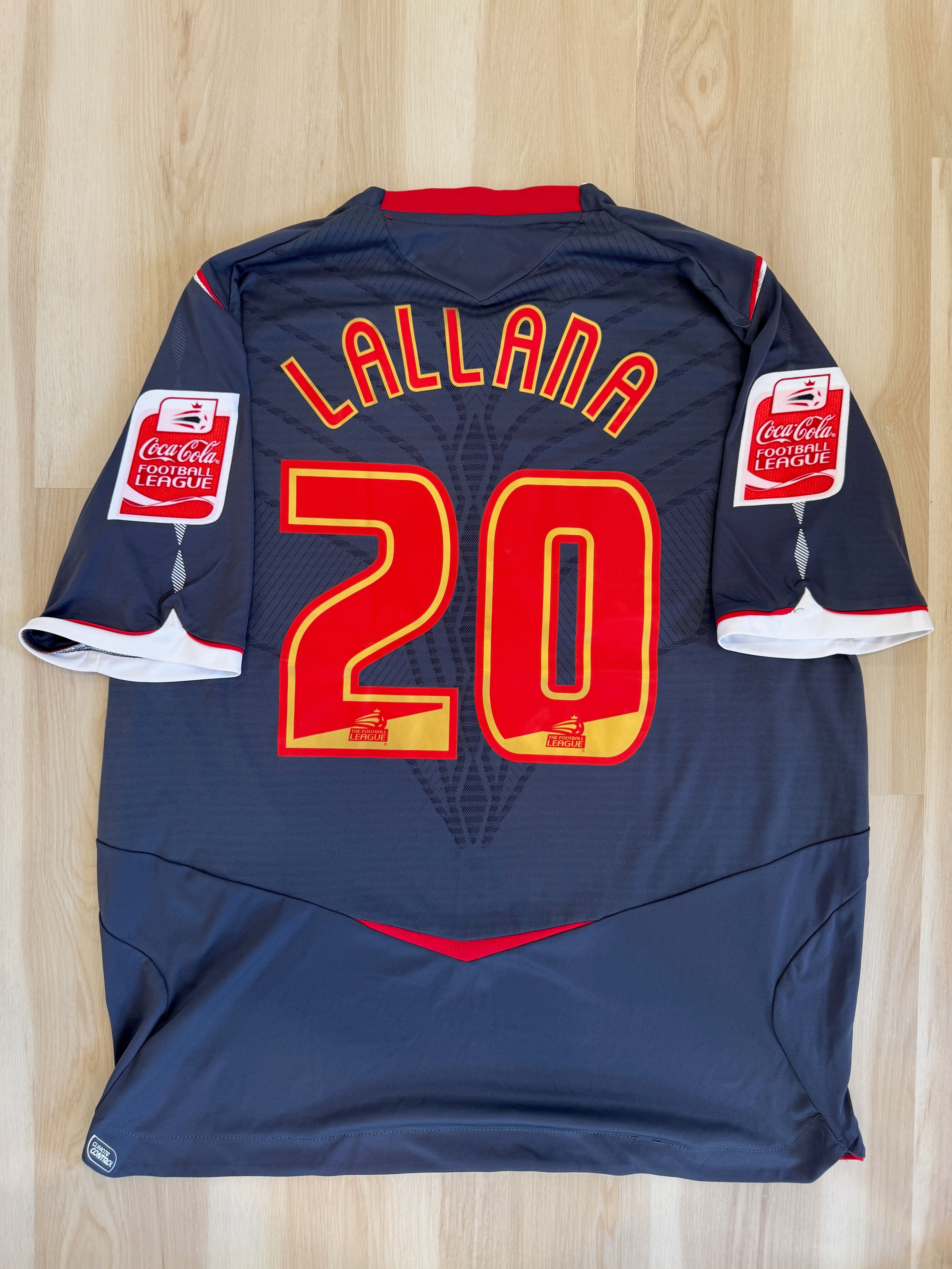Southampton 2008 Lallana #20 Away Shirt w/ Patches - XL