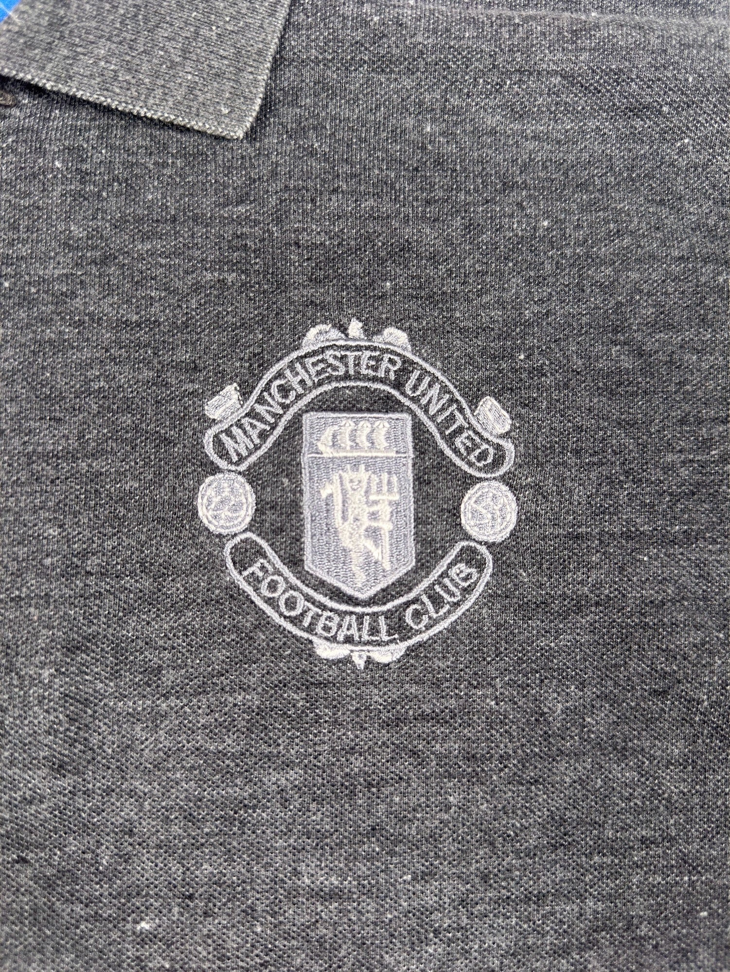Manchester United 90er Jahre Vintage Polo Shirt - L