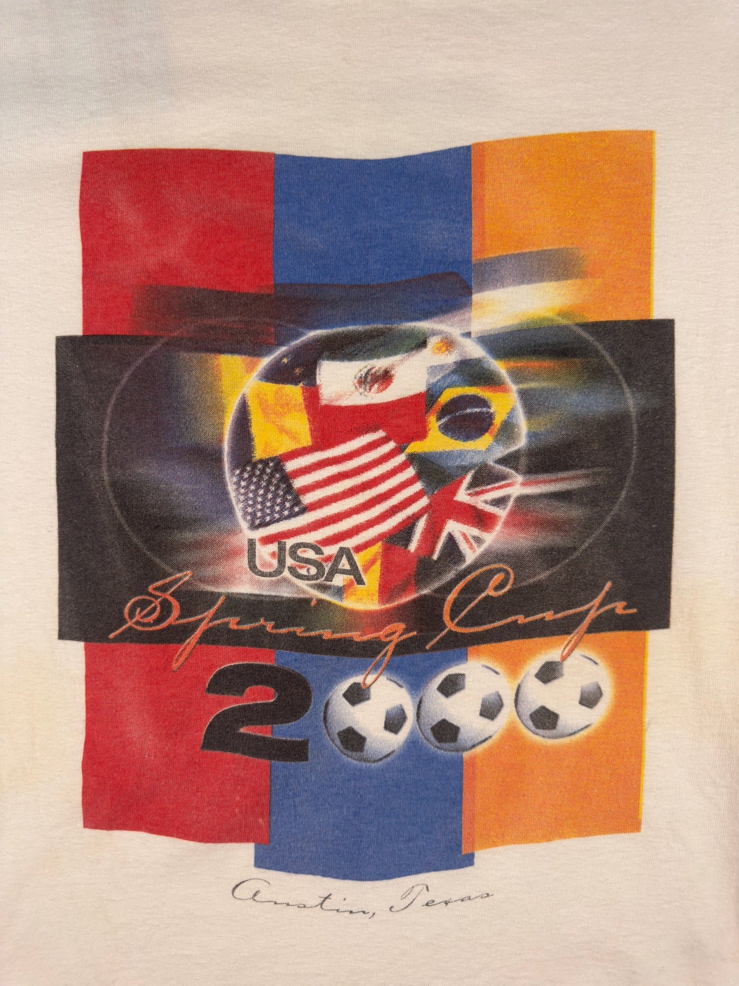 Vintage USA Spring Cup 2000 Soccer Tee - S