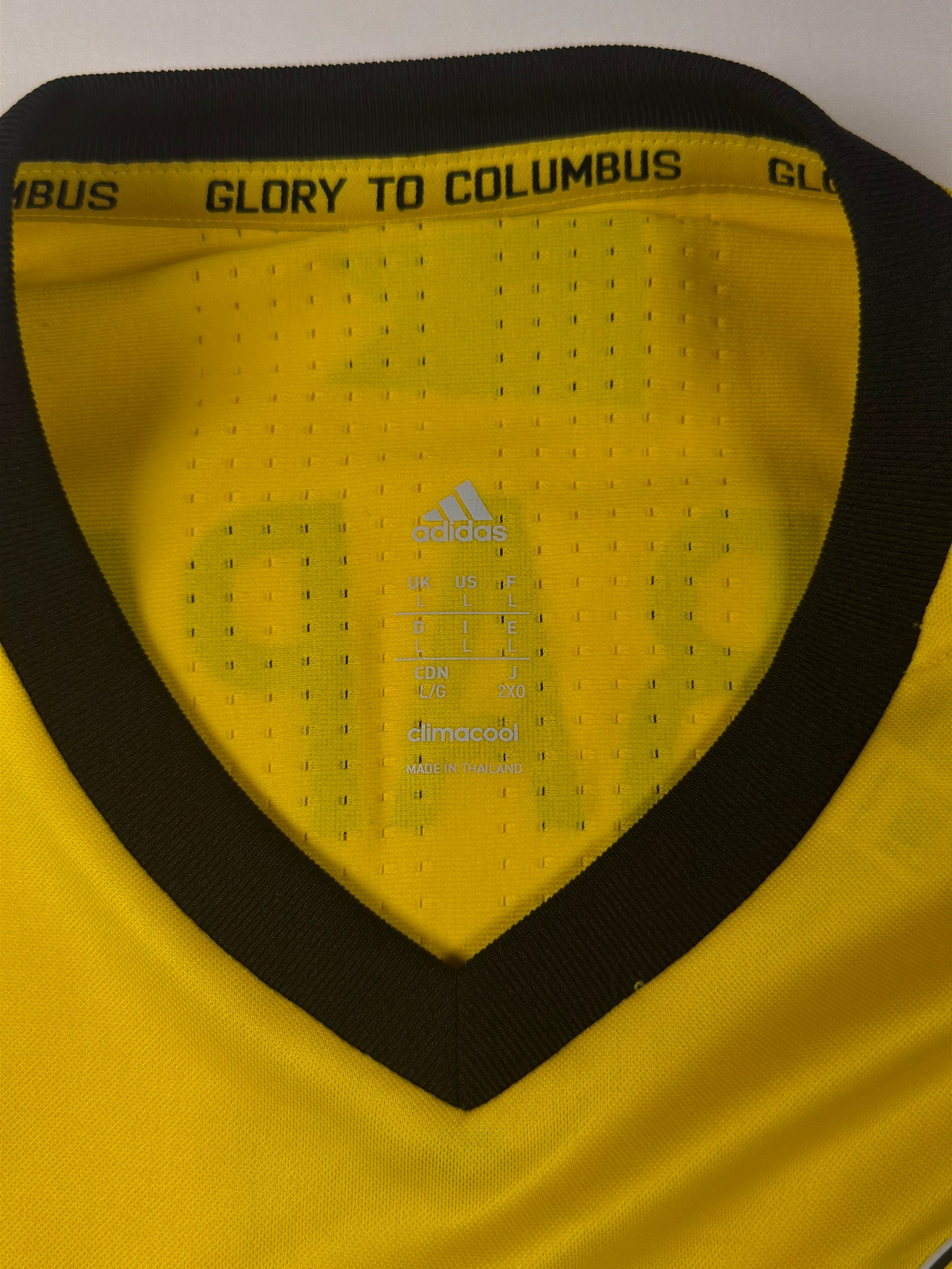 Columbus Crew 2017/19 Unterschriebenes Will Trapp #6 PRACC Heimtrikot - L