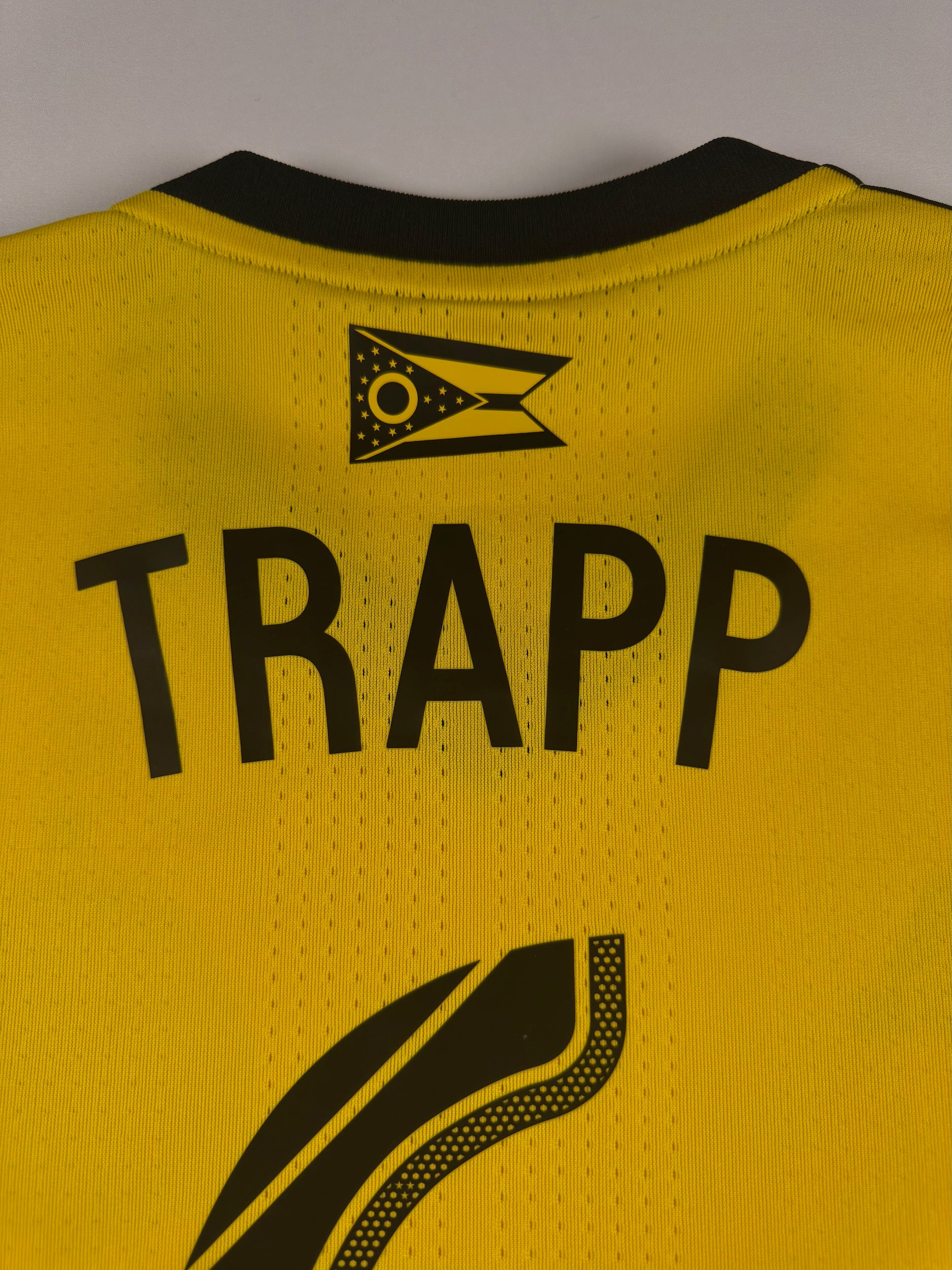 Columbus Crew 2017/19 Unterschriebenes Will Trapp #6 PRACC Heimtrikot - L