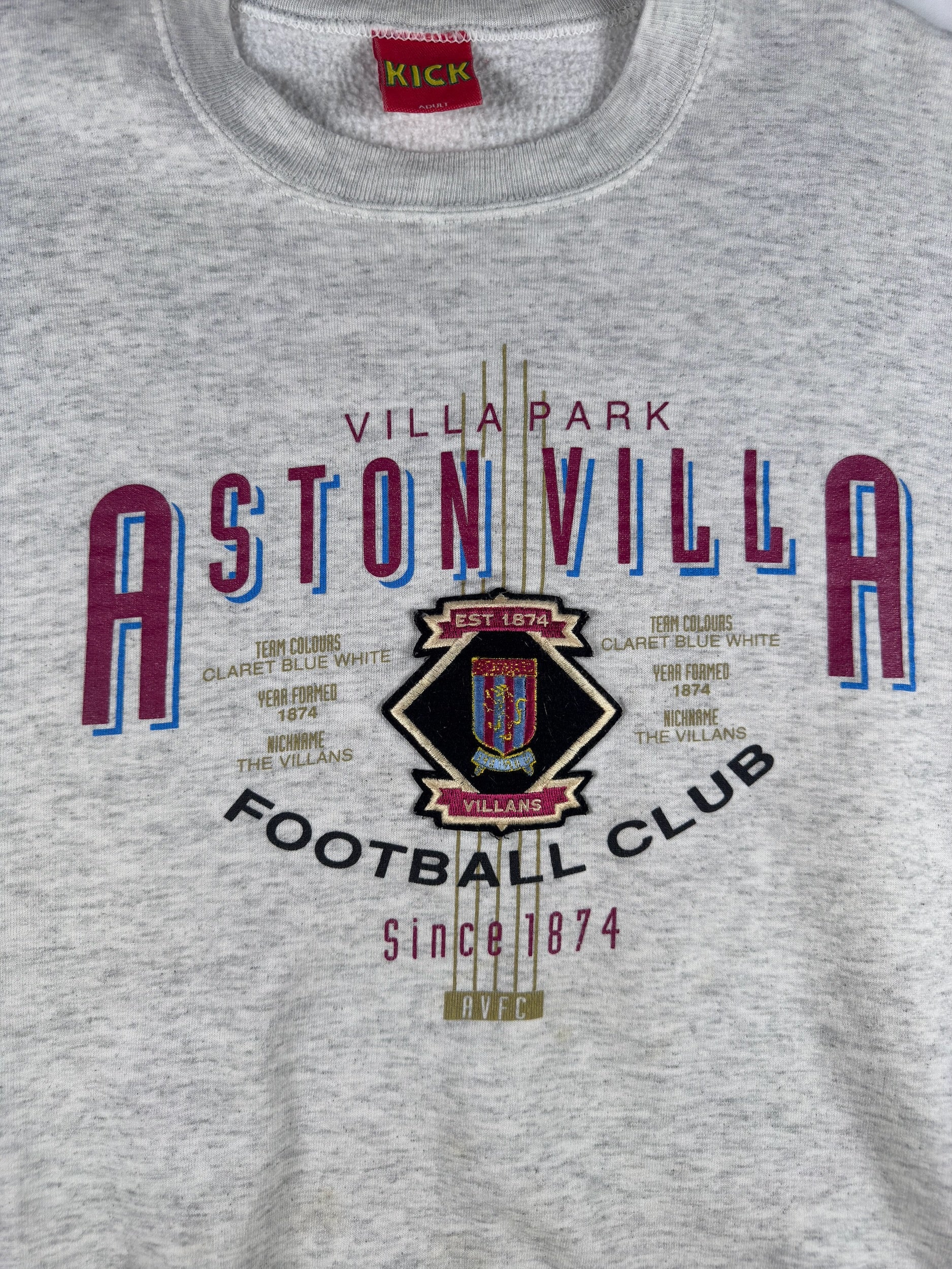 Aston Villa 1990s Vintage Sweater - L