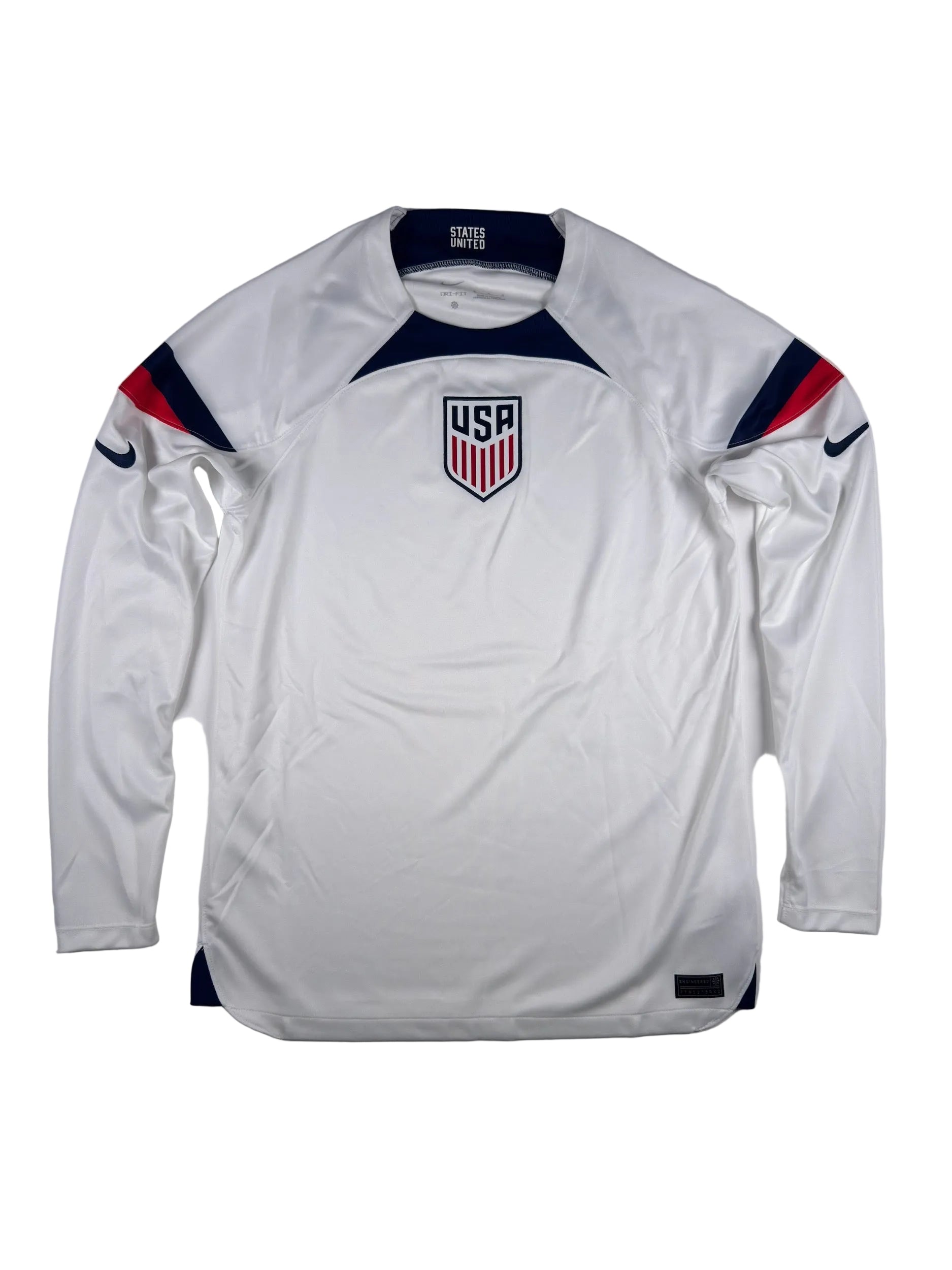 USA USMNT 2020/21 Longsleeve Home Shirt - M