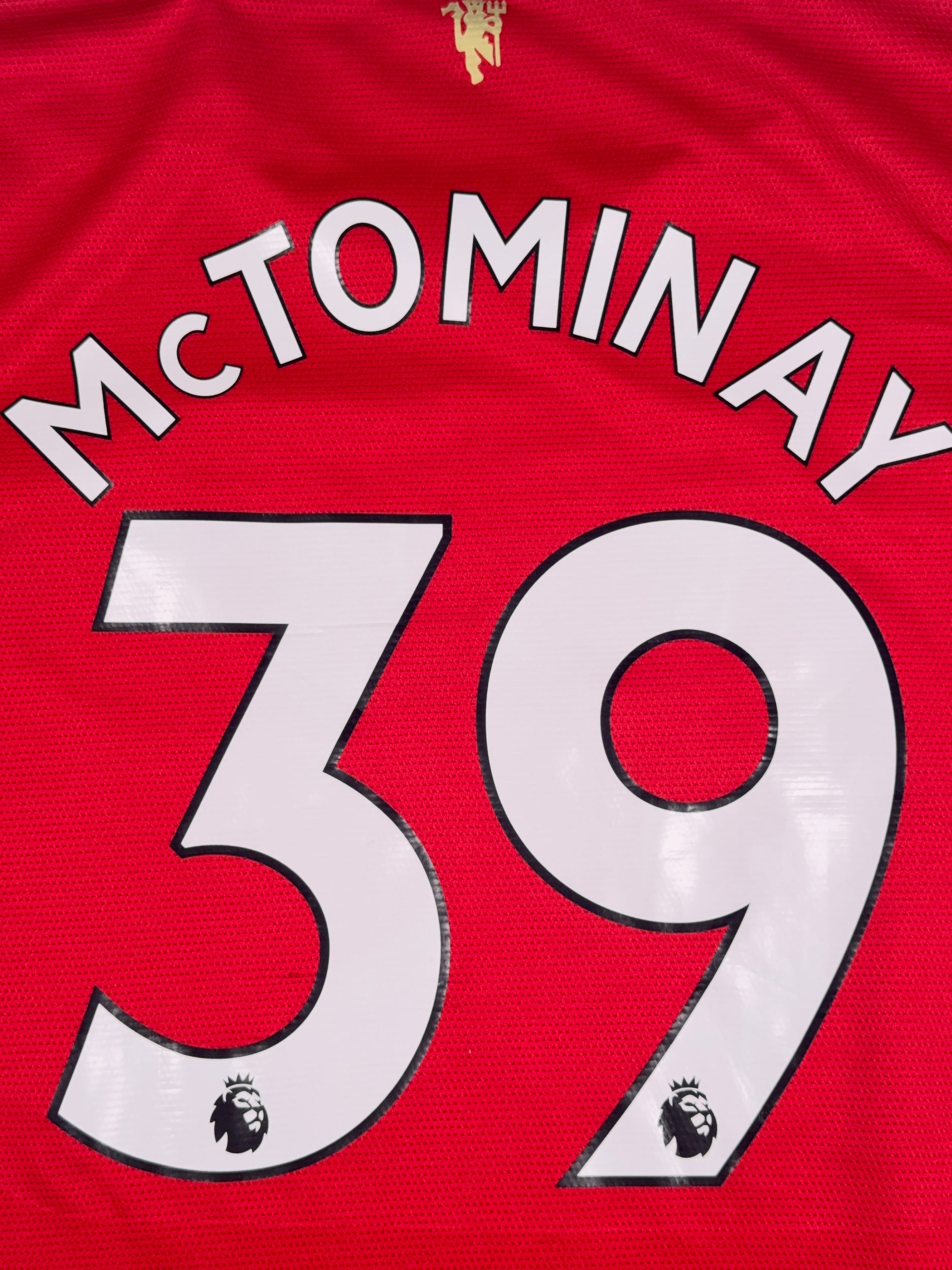 Manchester United 2021/22 Scott McTominay #39 Home Shirt - XL