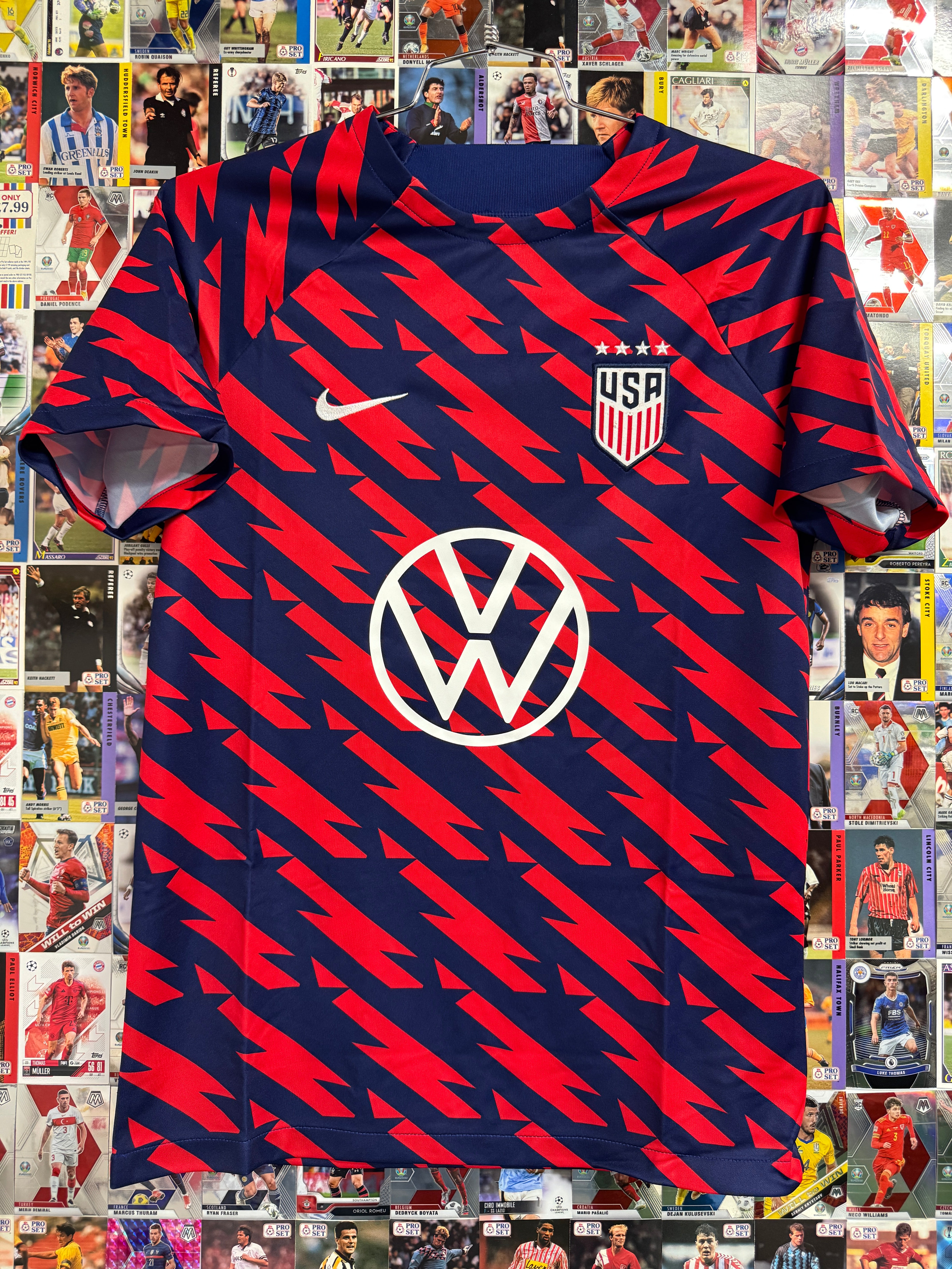 USA USWNT 2023/24 Pre-Match Shirt | Retro Screamers