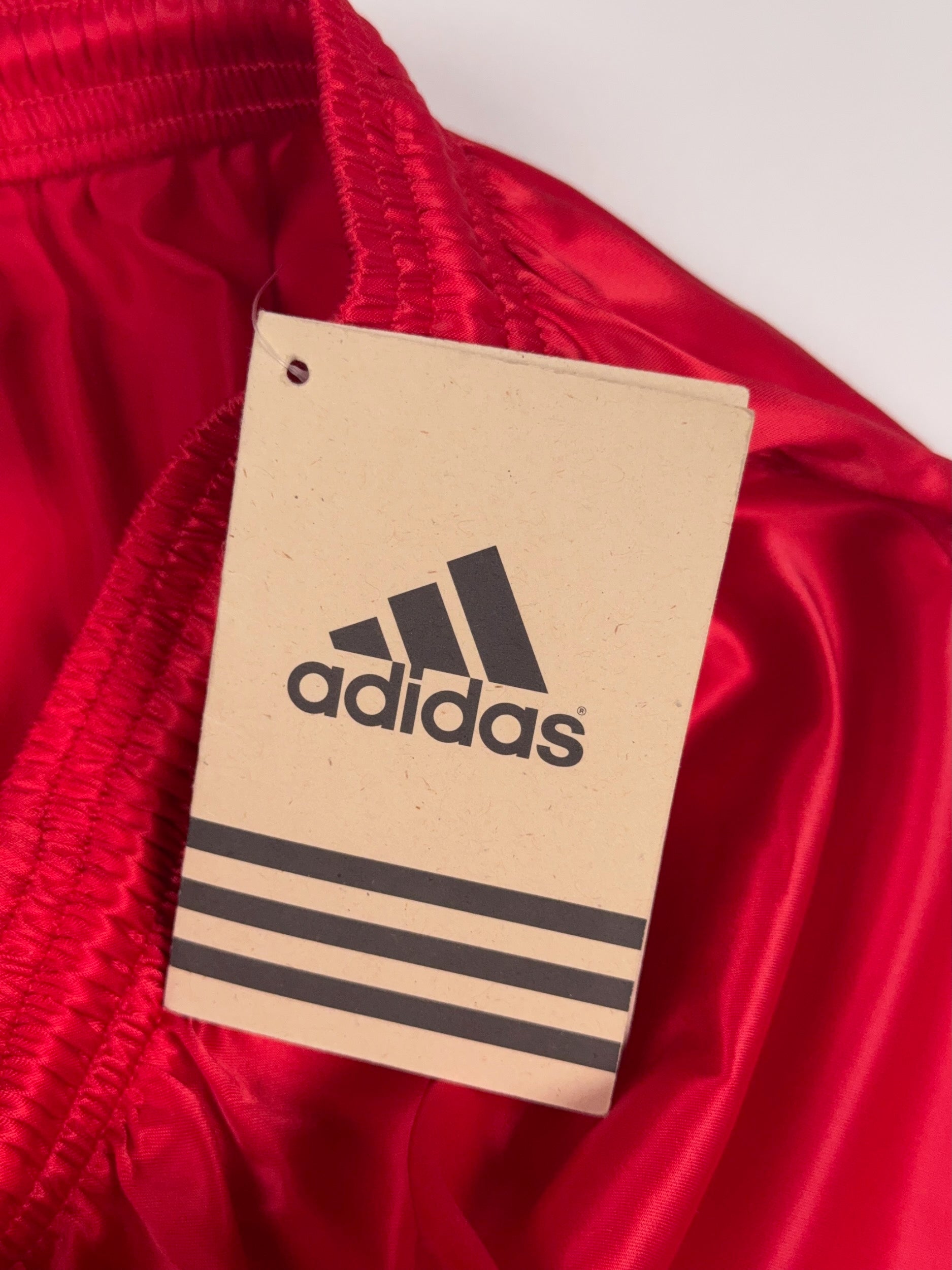 Vintage Deadstock 90er Adidas Rote Shorts - L